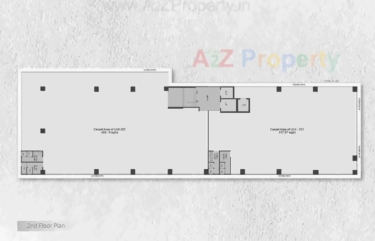 Layout of real estate project Sangath Plus located at Chandkheda, Ahmedabad, Gujarat