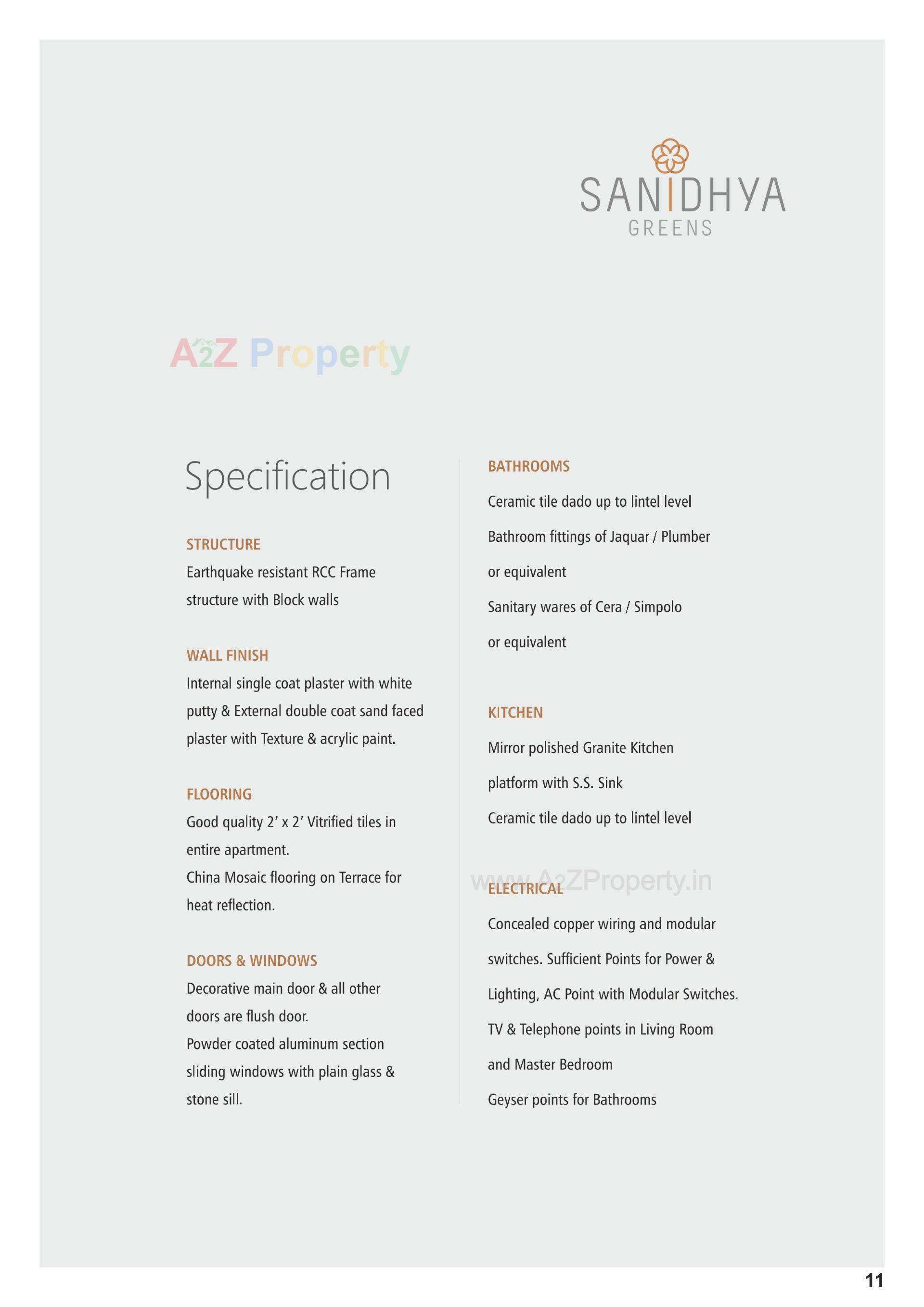  of real estate project Sanidhya Greens located at Okaf, Ahmedabad, Gujarat