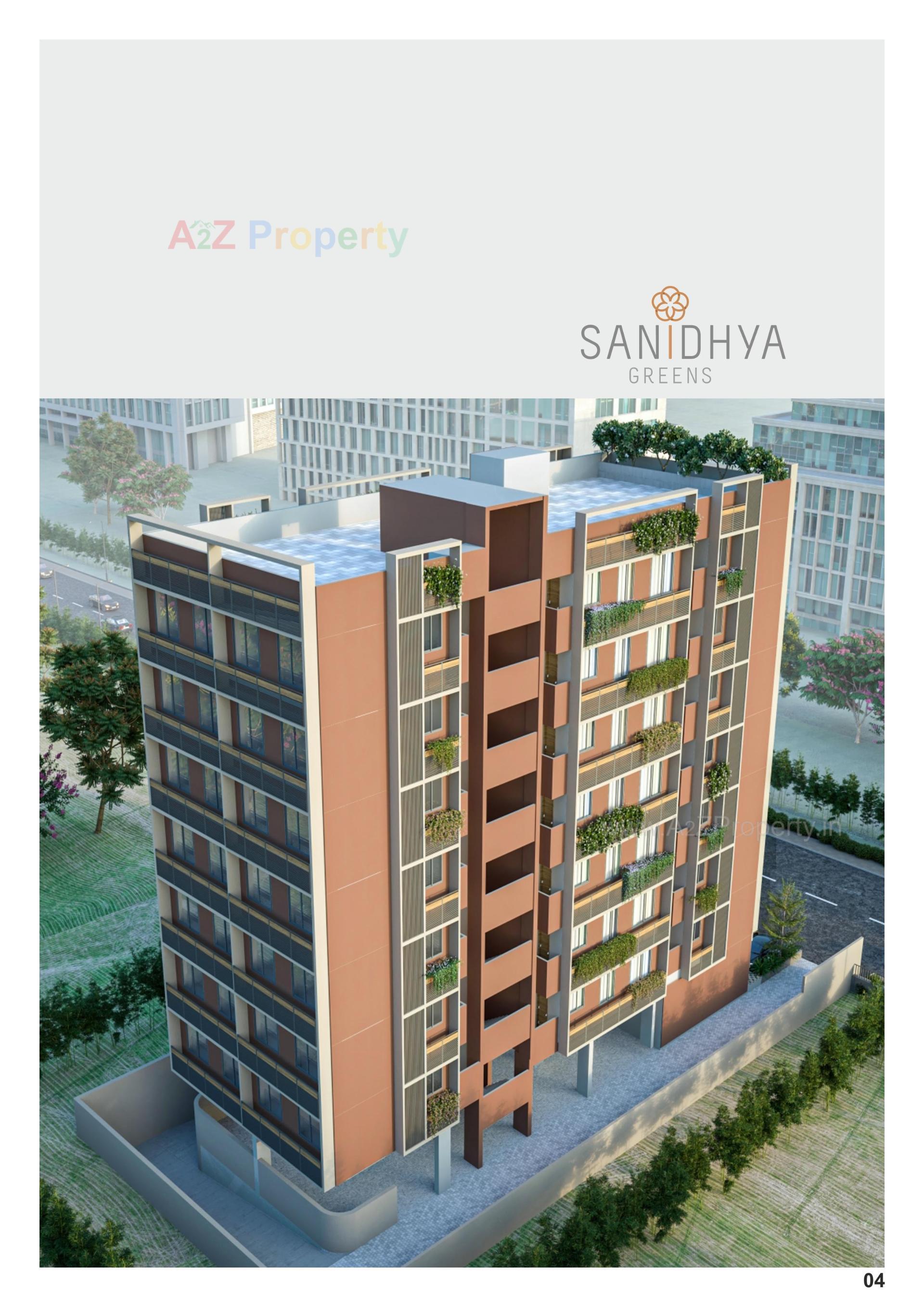 3D Elevation of real estate project Sanidhya Greens located at Okaf, Ahmedabad, Gujarat