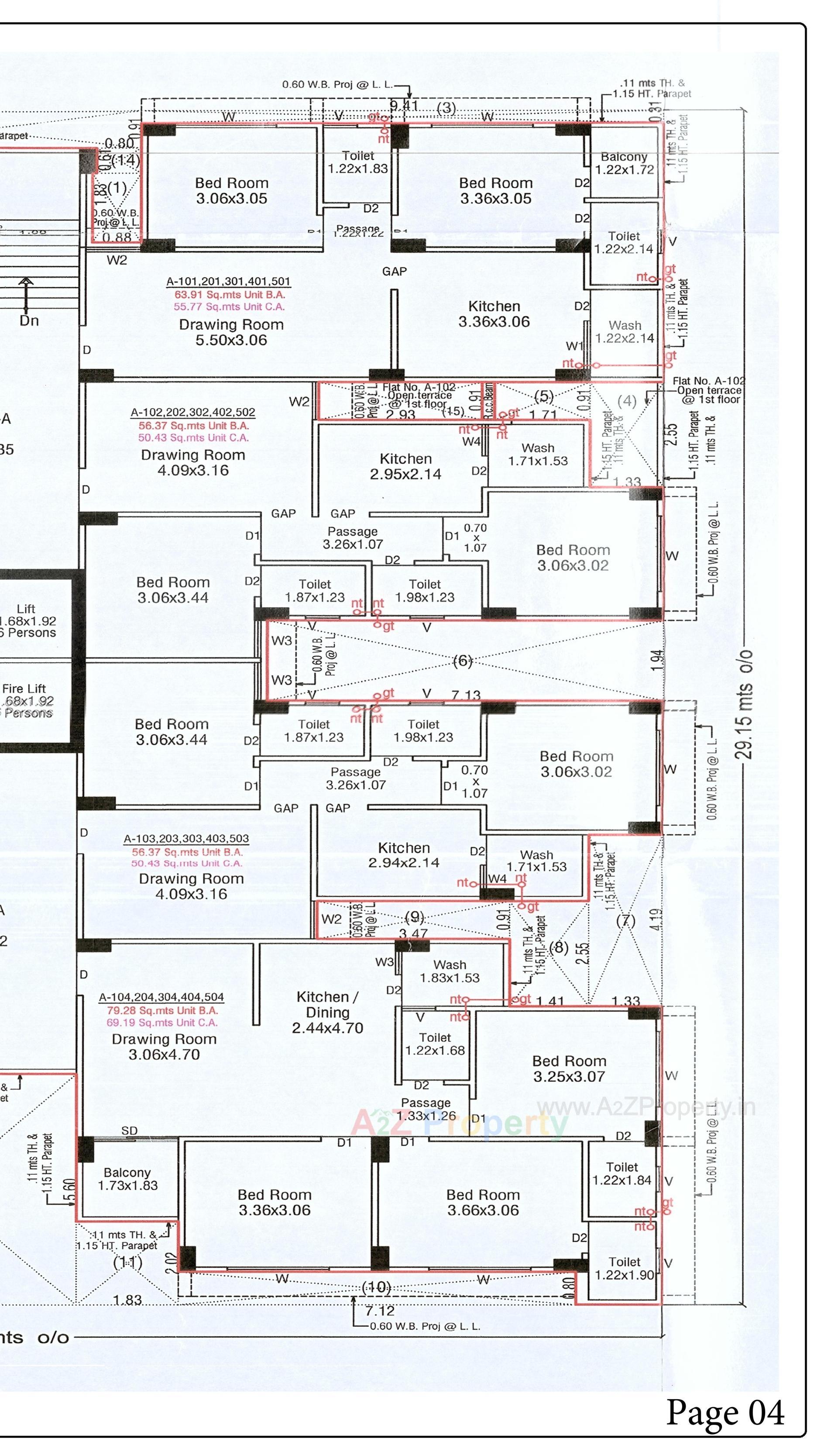 Layout of real estate project Sanidhya Parv located at Vejalpur, Ahmedabad, Gujarat