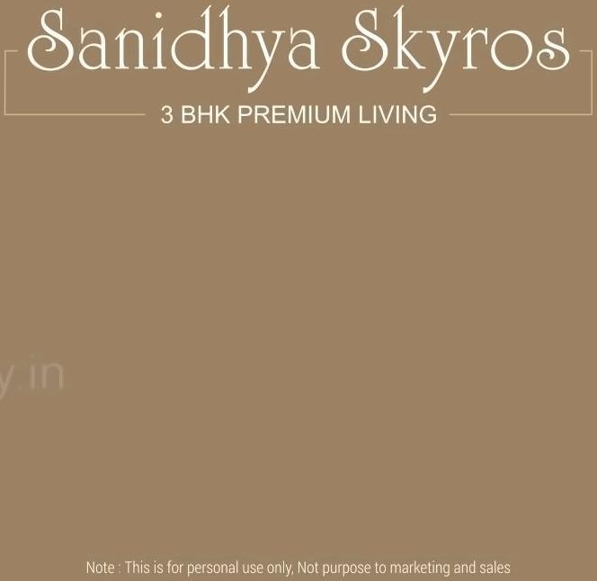  of real estate project Sanidhya Skyros located at Gota, Ahmedabad, Gujarat