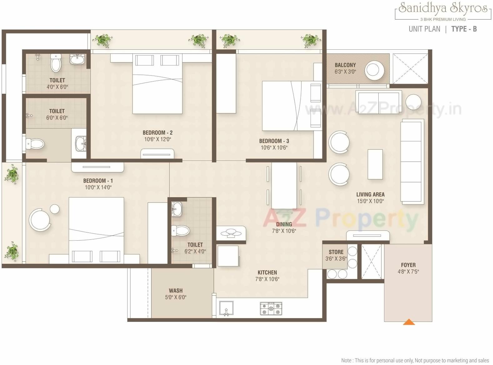Layout of real estate project Sanidhya Skyros located at Gota, Ahmedabad, Gujarat