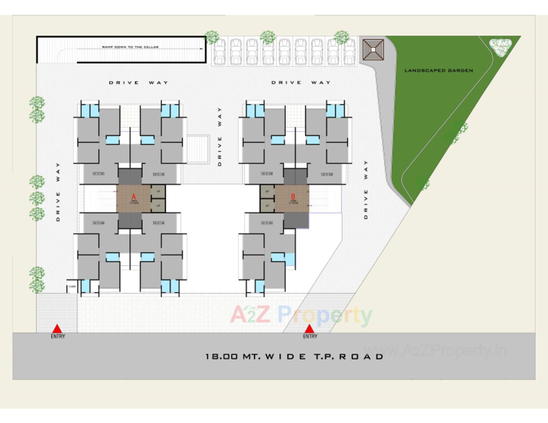 Layout of real estate project Sanidhya Status located at Ahmedabad, Ahmedabad, Gujarat