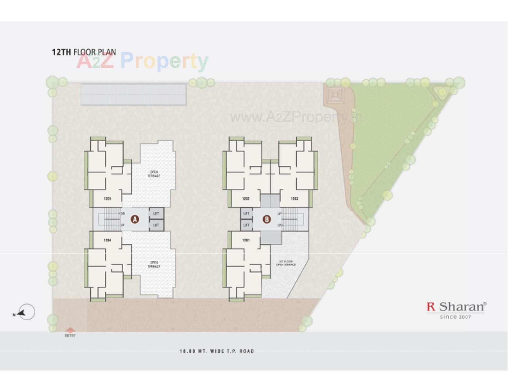 Layout of real estate project Sanidhya Status located at Ahmedabad, Ahmedabad, Gujarat