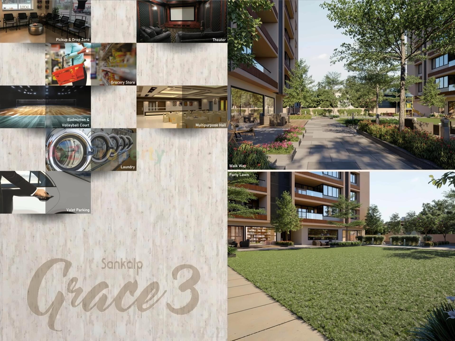 3D Elevation of real estate project Sankalp Grace located at Ahmedabad, Ahmedabad, Gujarat