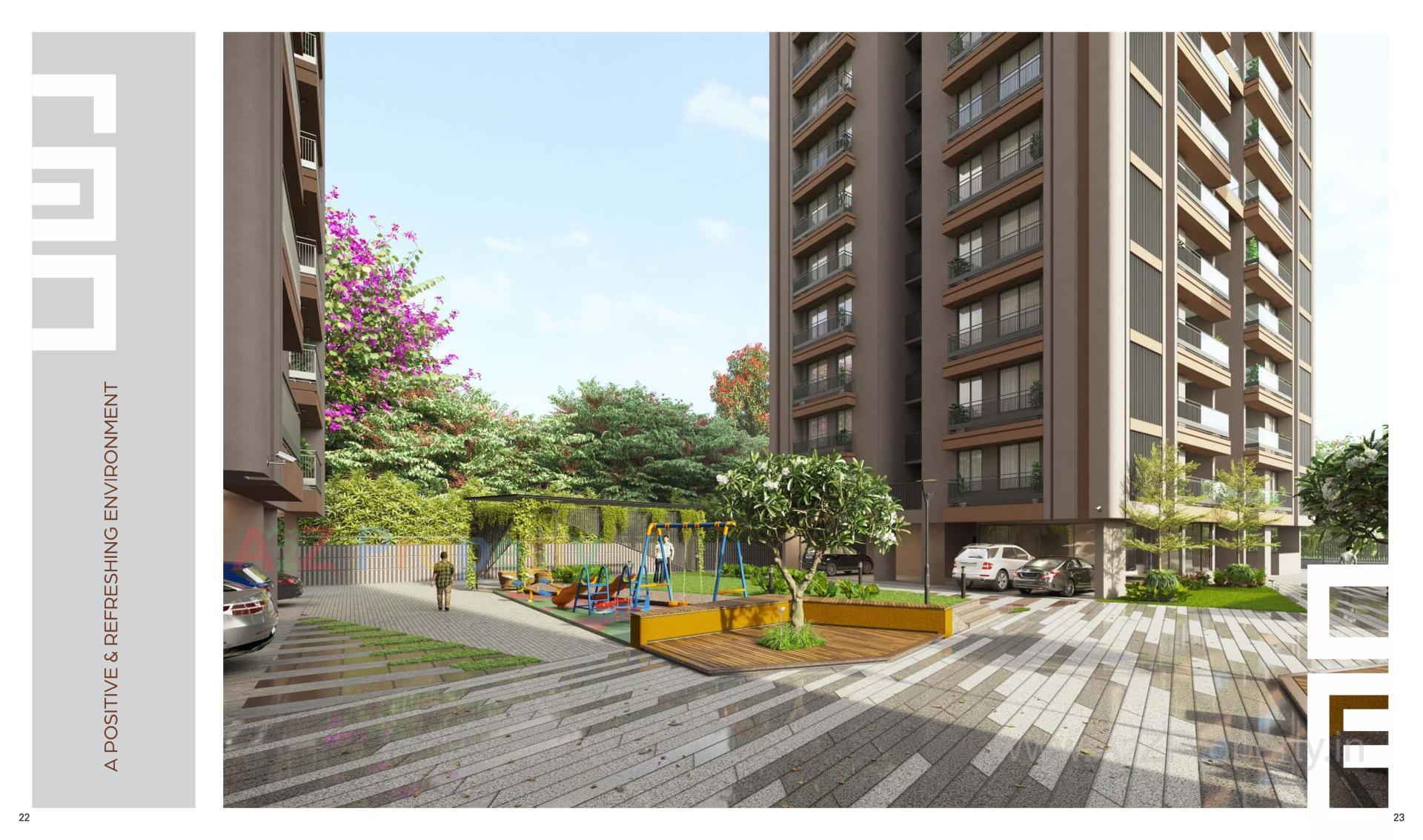 3D Elevation of real estate project Sankalp Gwala located at Ambali, Ahmedabad, Gujarat