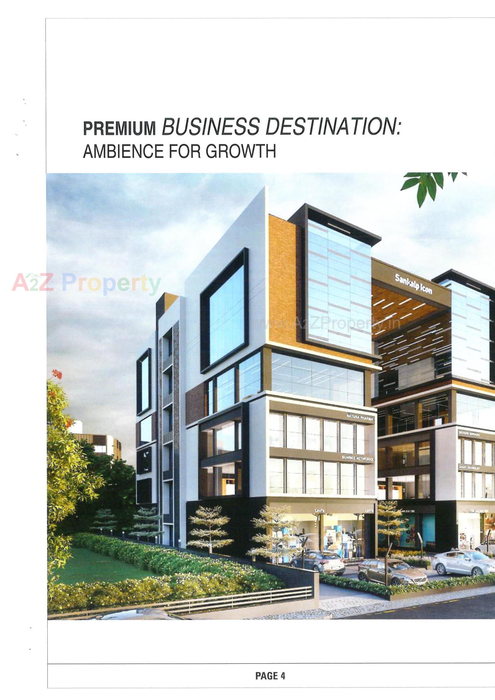 3D Elevation of real estate project Sankalp Icon located at Nikol, Ahmedabad, Gujarat