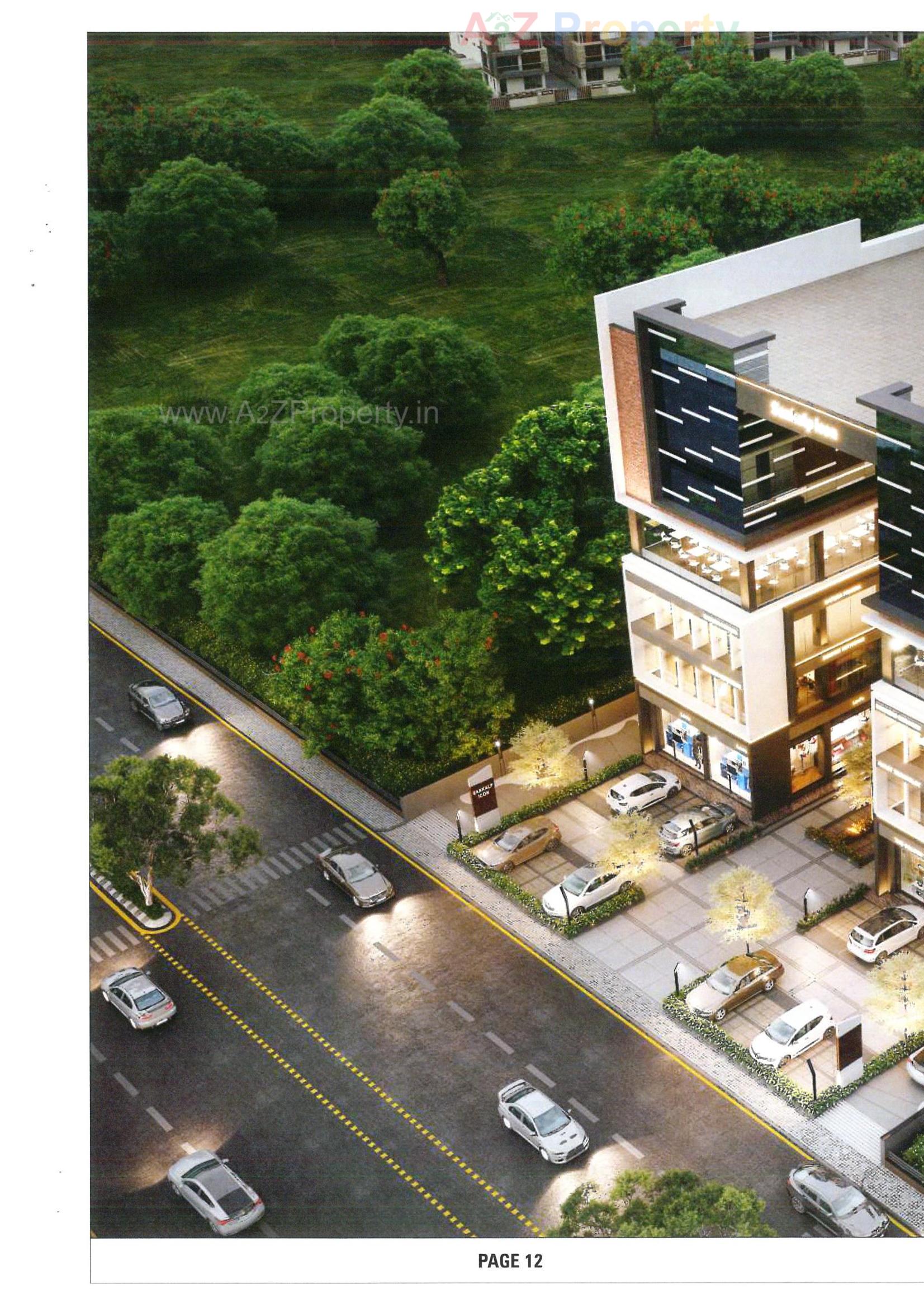 3D Elevation of real estate project Sankalp Icon located at Nikol, Ahmedabad, Gujarat