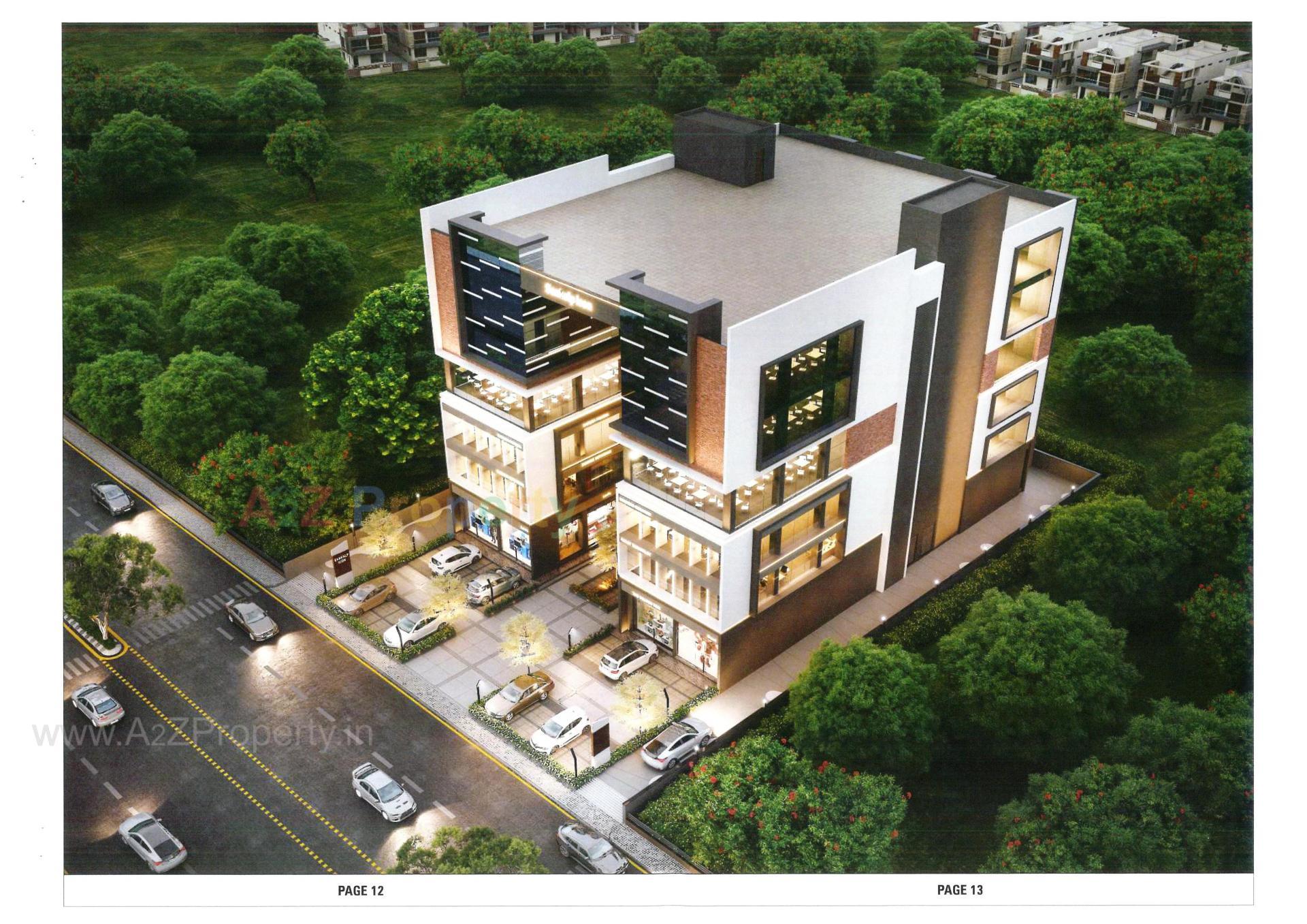3D Elevation of real estate project Sankalp Icon located at Nikol, Ahmedabad, Gujarat