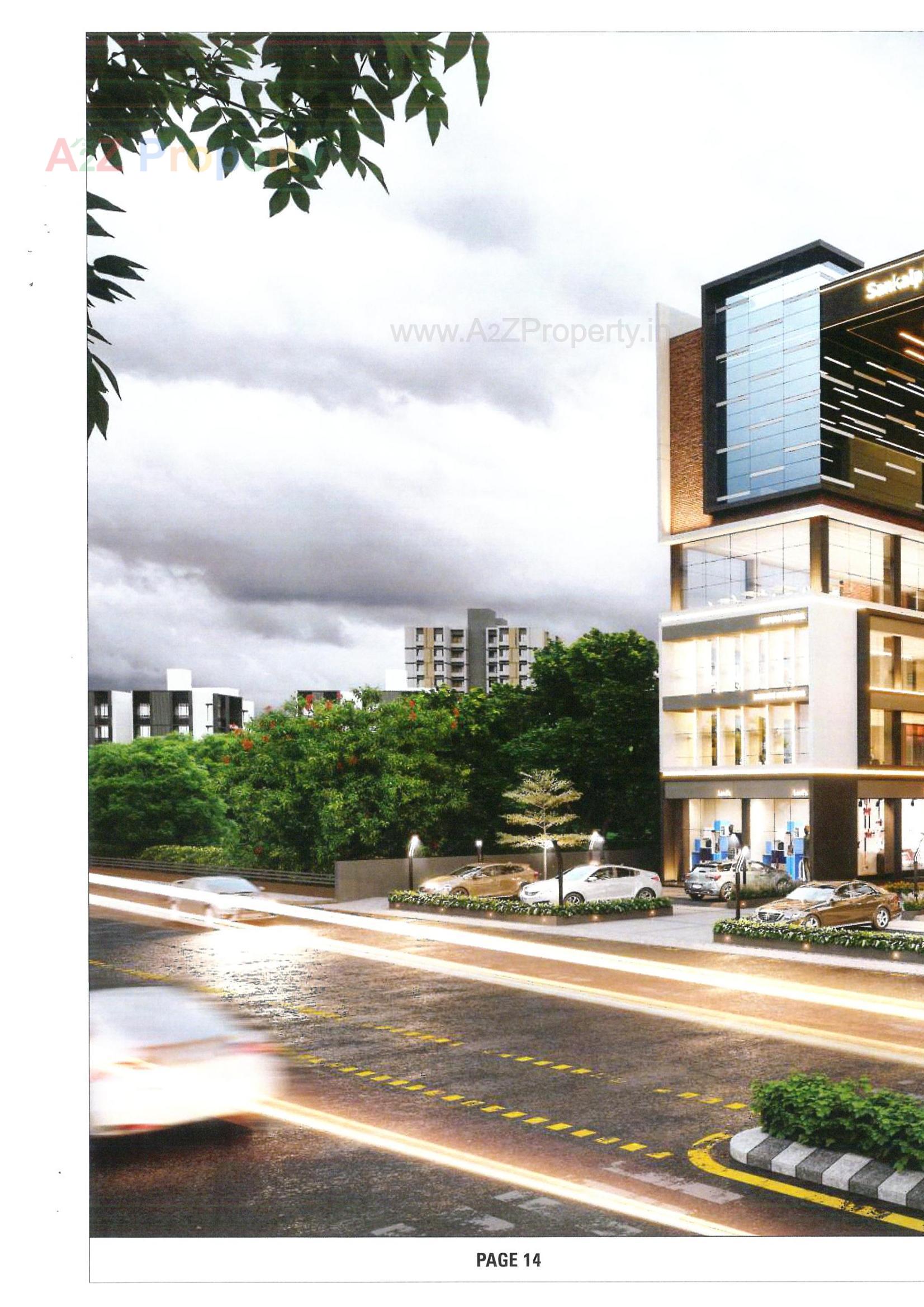 3D Elevation of real estate project Sankalp Icon located at Nikol, Ahmedabad, Gujarat