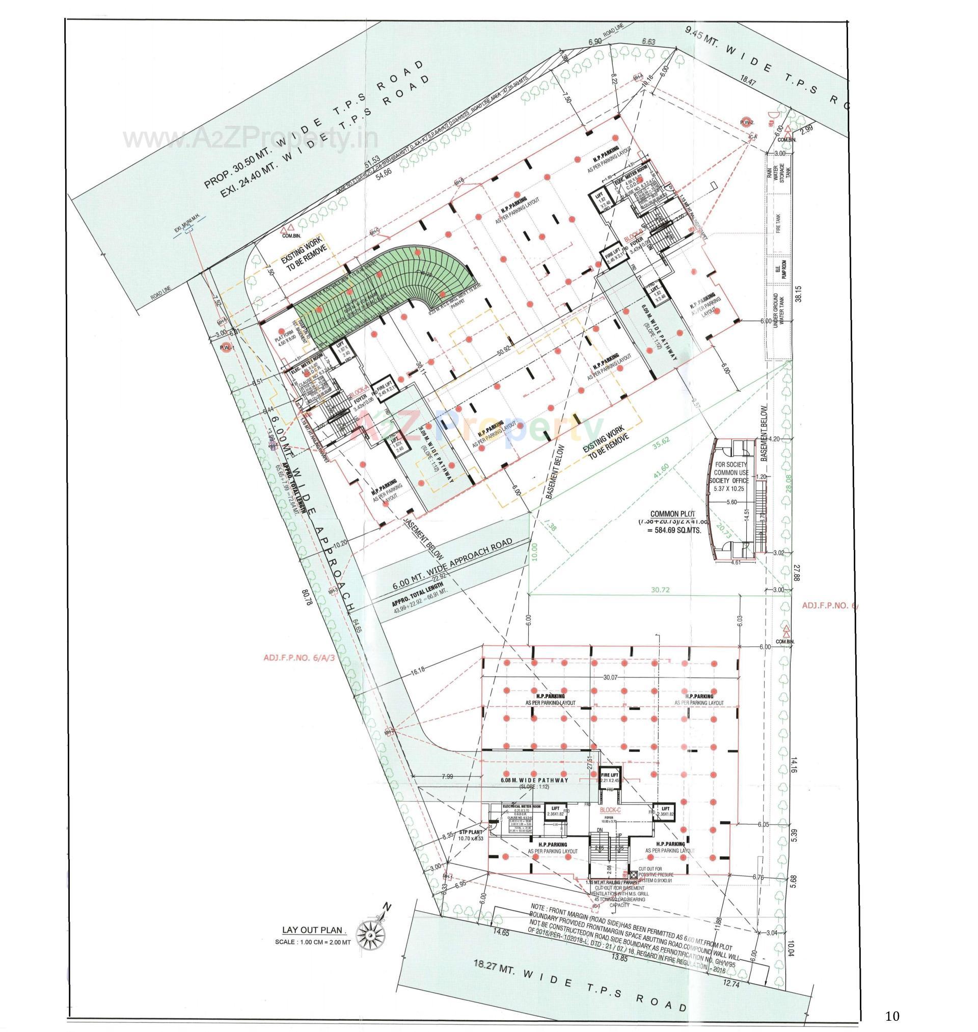 Layout of real estate project Sankalp Nirvana located at Dariyapur, Ahmedabad, Gujarat