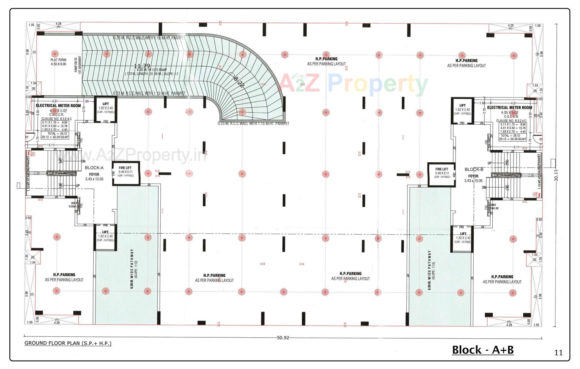 Layout of real estate project Sankalp Nirvana located at Dariyapur, Ahmedabad, Gujarat