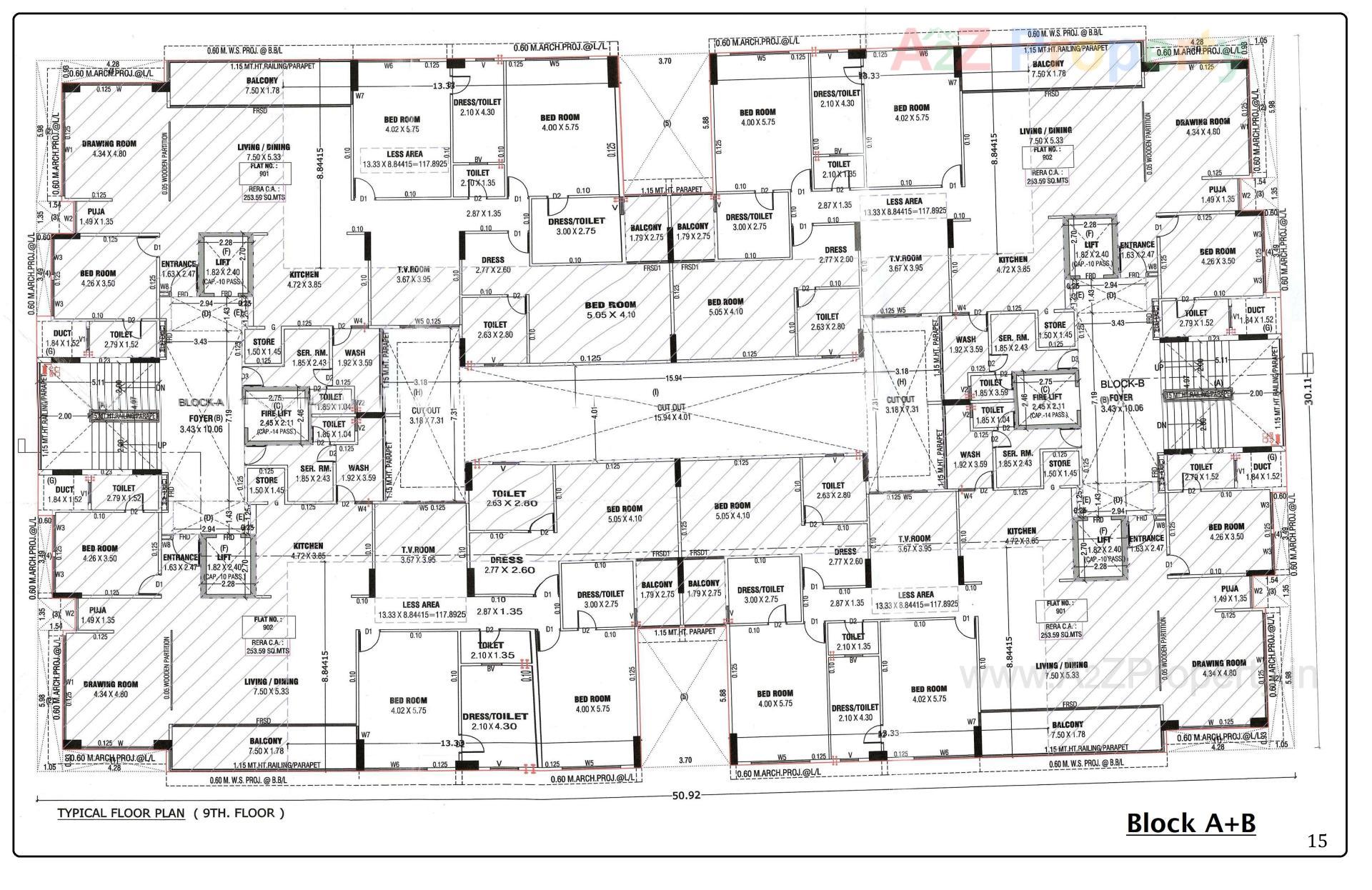 Layout of real estate project Sankalp Nirvana located at Dariyapur, Ahmedabad, Gujarat