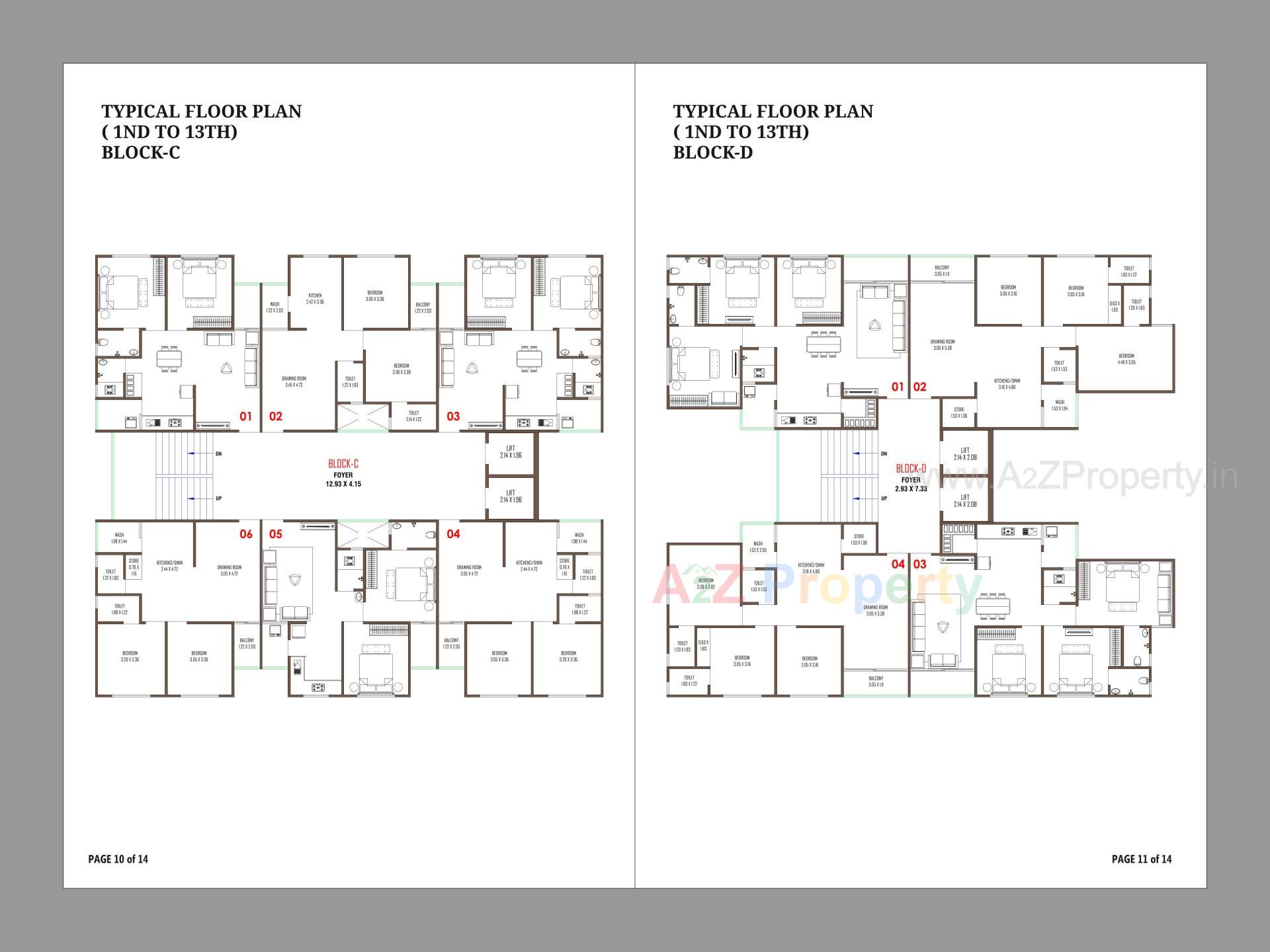 Layout of real estate project Sankalp Sky located at Muthiya, Ahmedabad, Gujarat