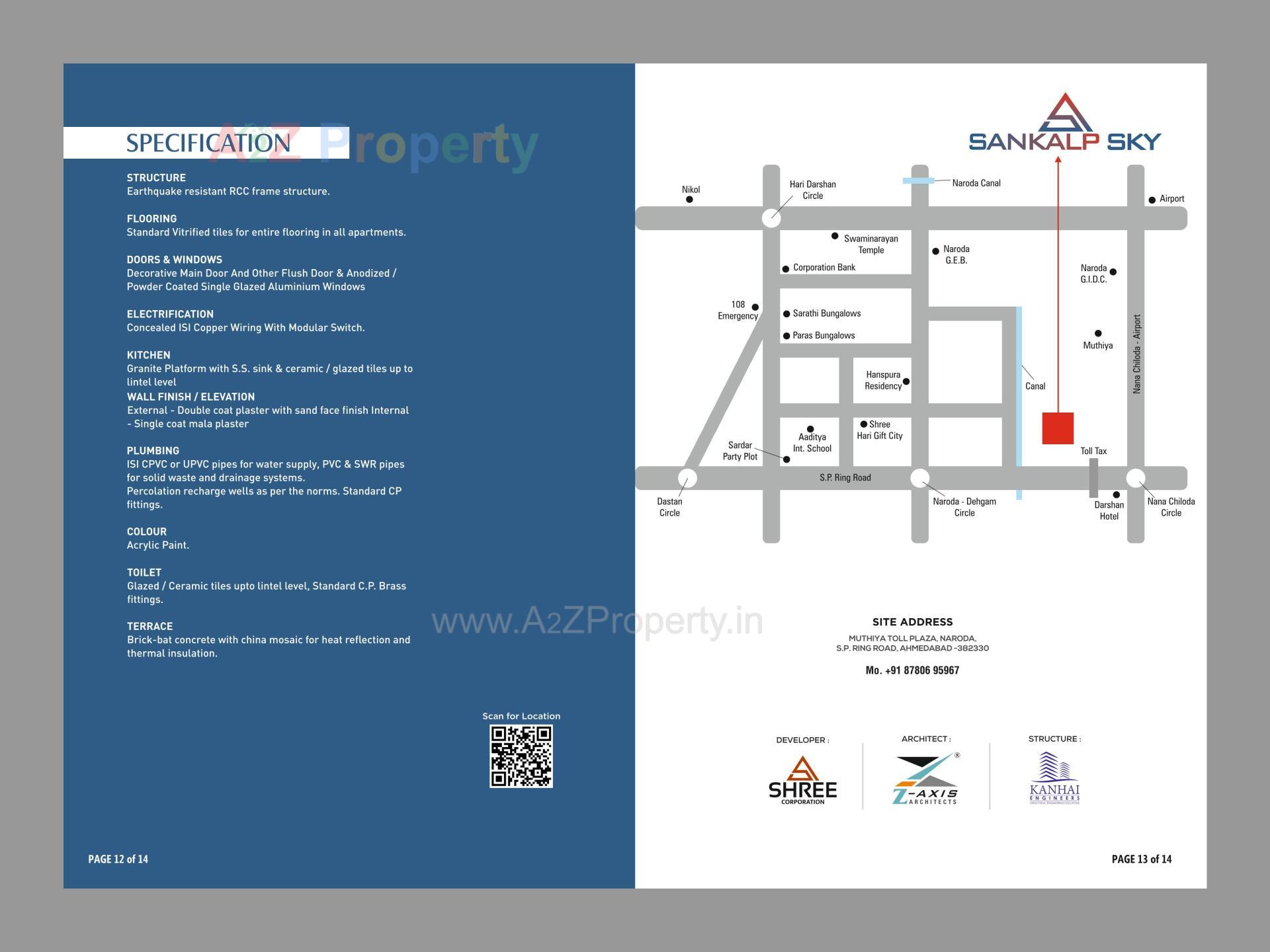  of real estate project Sankalp Sky located at Muthiya, Ahmedabad, Gujarat