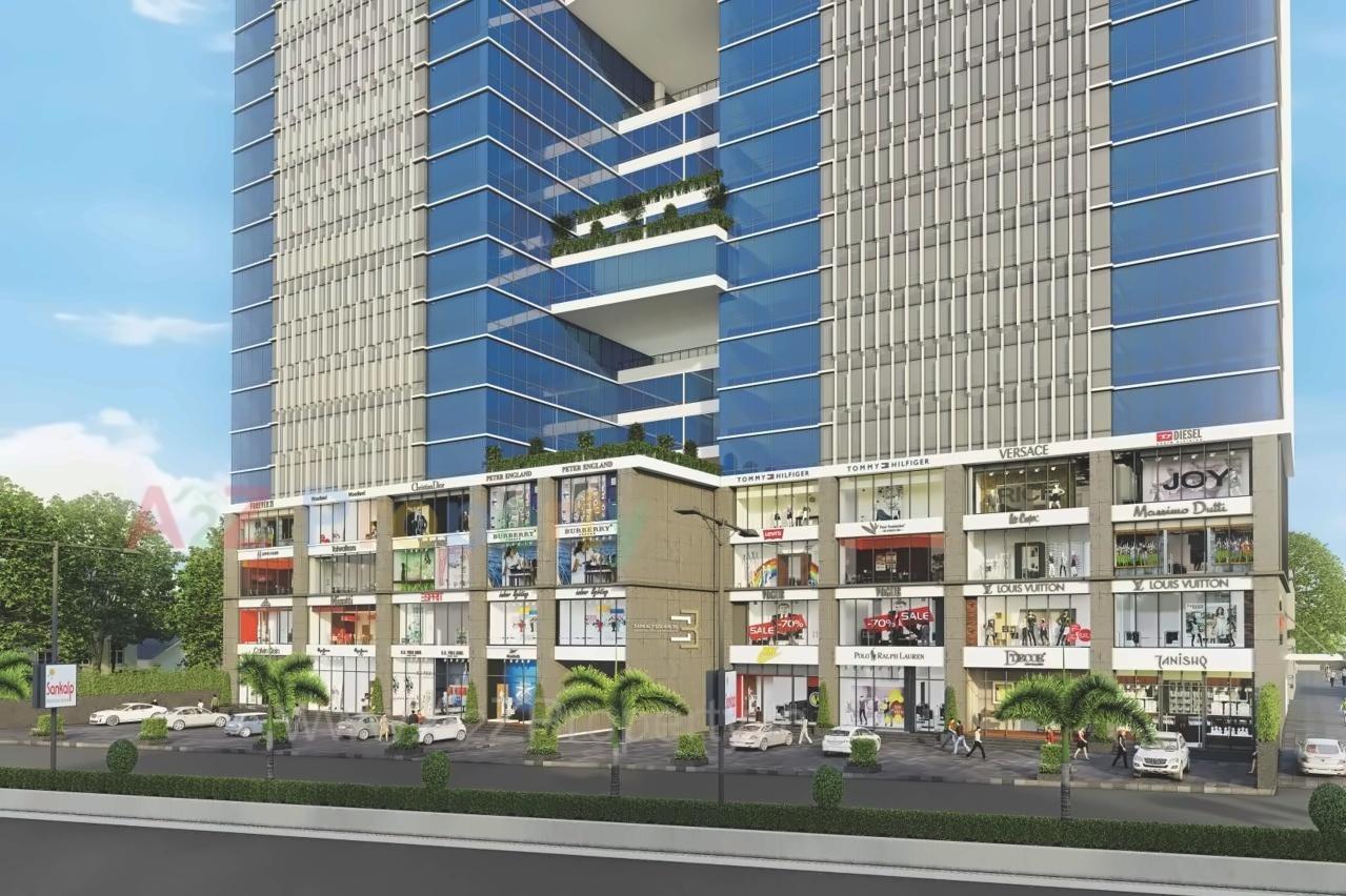 3D Elevation of real estate project Sankalp Square B (i) located at Ahmedabad, Ahmedabad, Gujarat