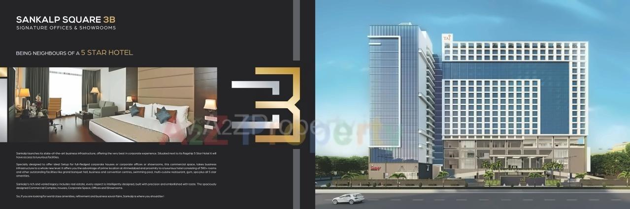 3D Elevation of real estate project Sankalp Square B (i) located at Ahmedabad, Ahmedabad, Gujarat