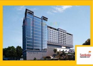 Elevation of real estate project Sankalp Square located at Shilaj, Ahmedabad, Gujarat