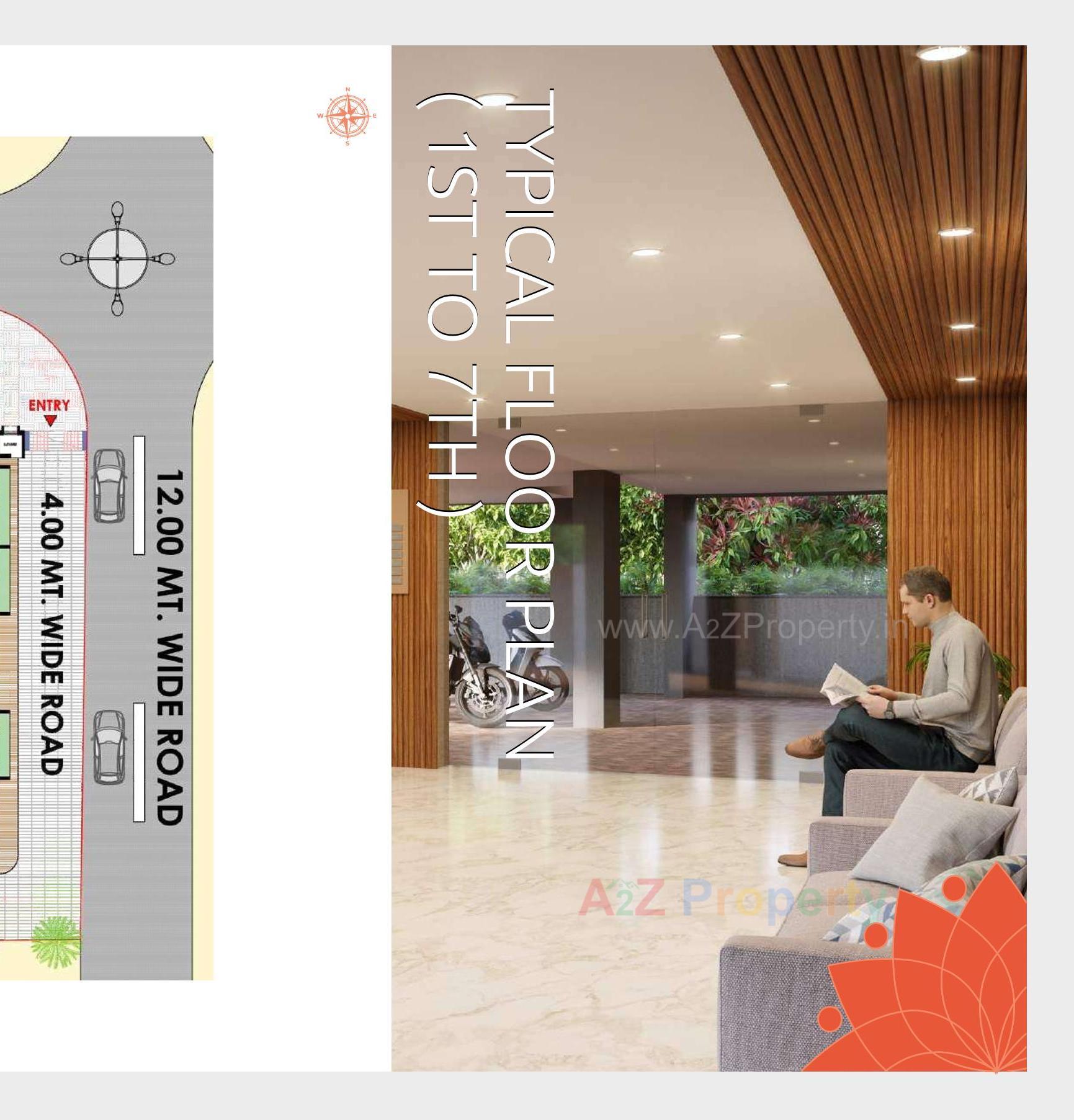 3D Elevation of real estate project Sanskar Enclave located at Chandkheda, Ahmedabad, Gujarat