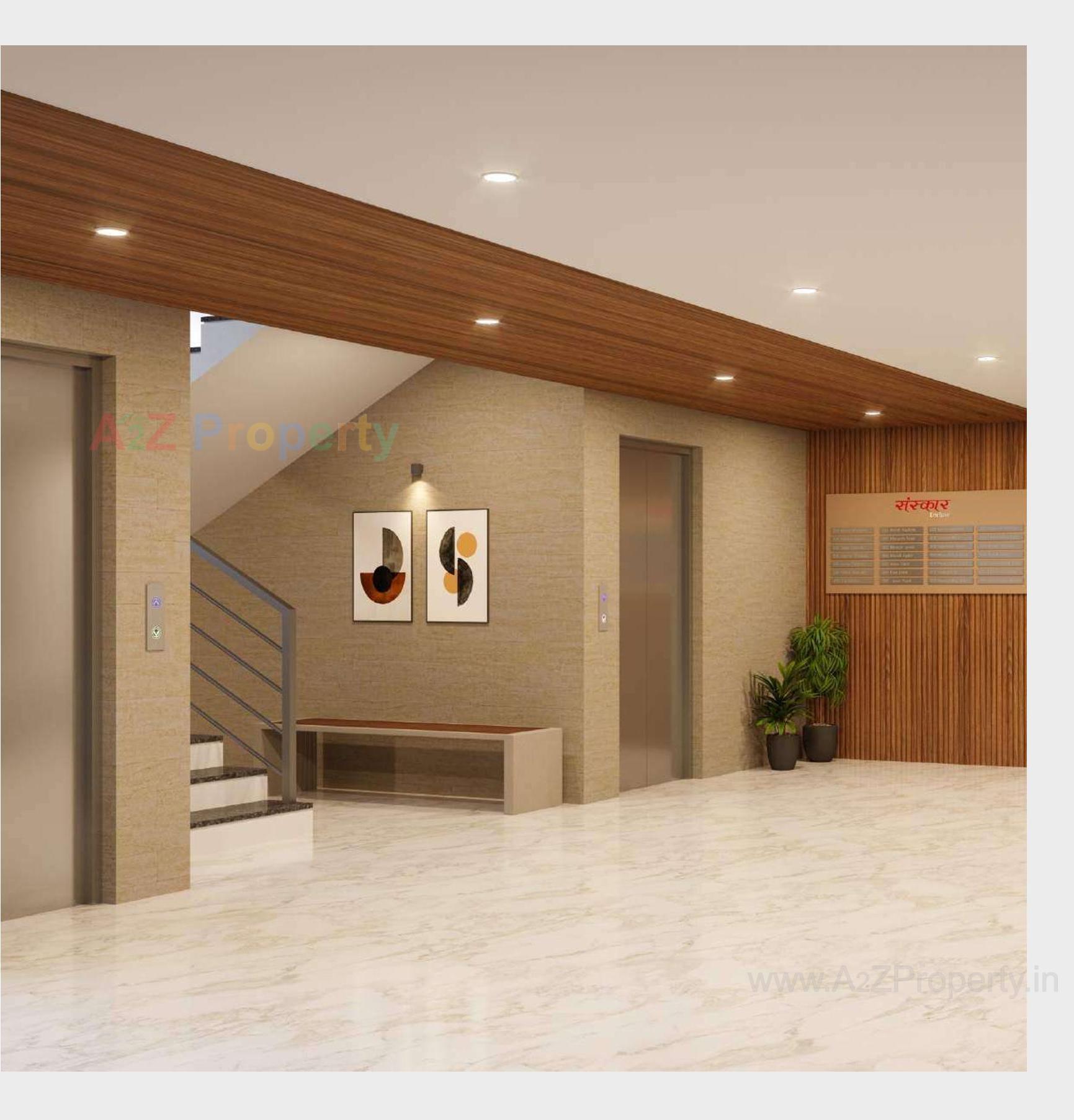 3D Elevation of real estate project Sanskar Enclave located at Chandkheda, Ahmedabad, Gujarat