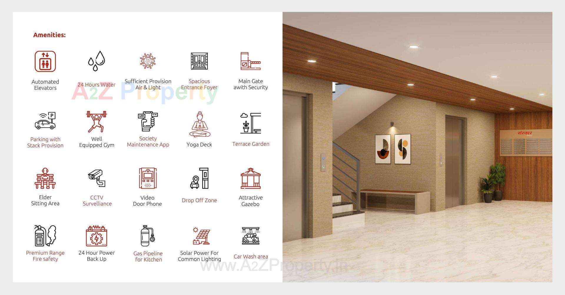  of real estate project Sanskar Enclave located at Chandkheda, Ahmedabad, Gujarat