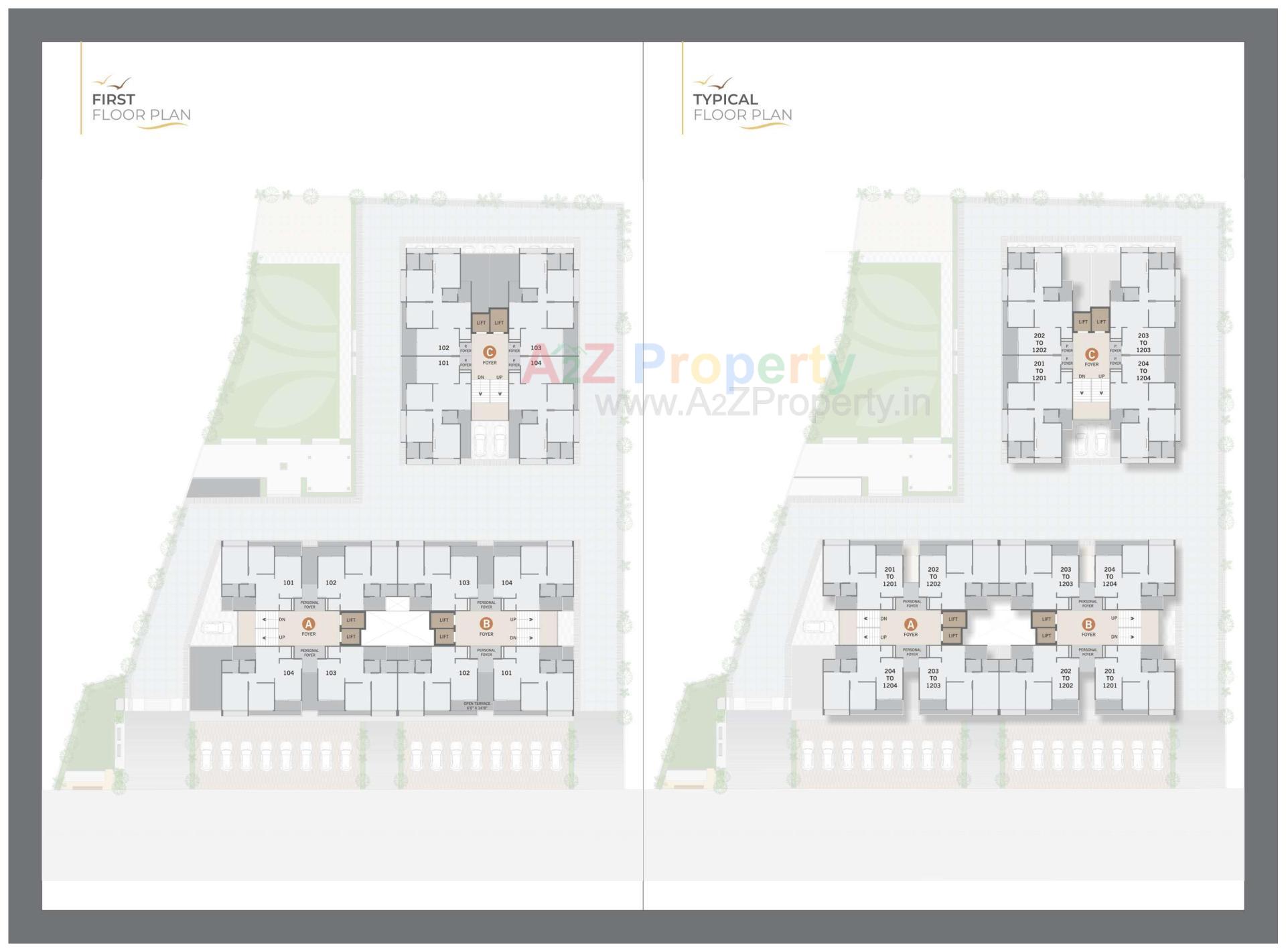 Layout of real estate project Sanskar Lakeview located at Nikol, Ahmedabad, Gujarat