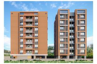 Elevation of real estate project Sanskruti Sky located at Vastral, Ahmedabad, Gujarat