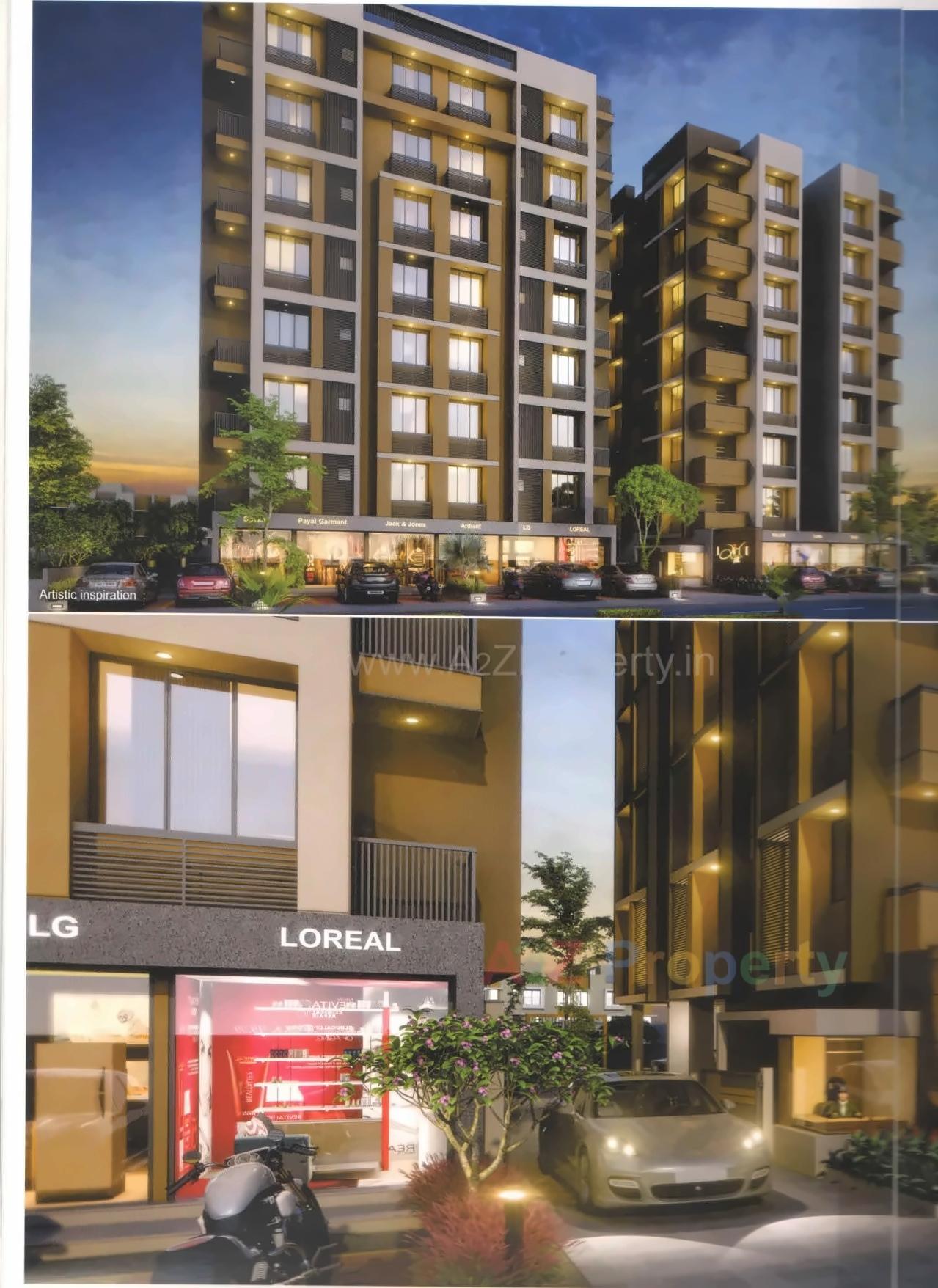 3D Elevation of real estate project Sant Villa located at Vastral, Ahmedabad, Gujarat