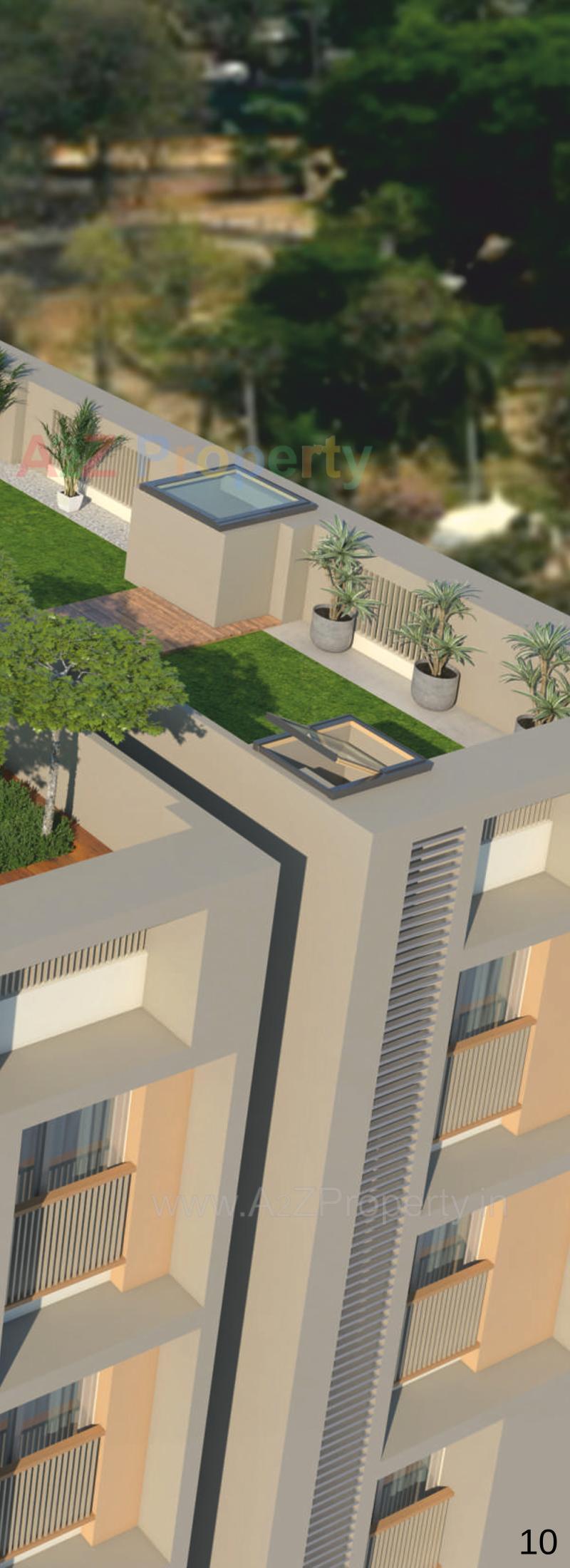 3D Elevation of real estate project Sapphire Residency located at Paldi, Ahmedabad, Gujarat