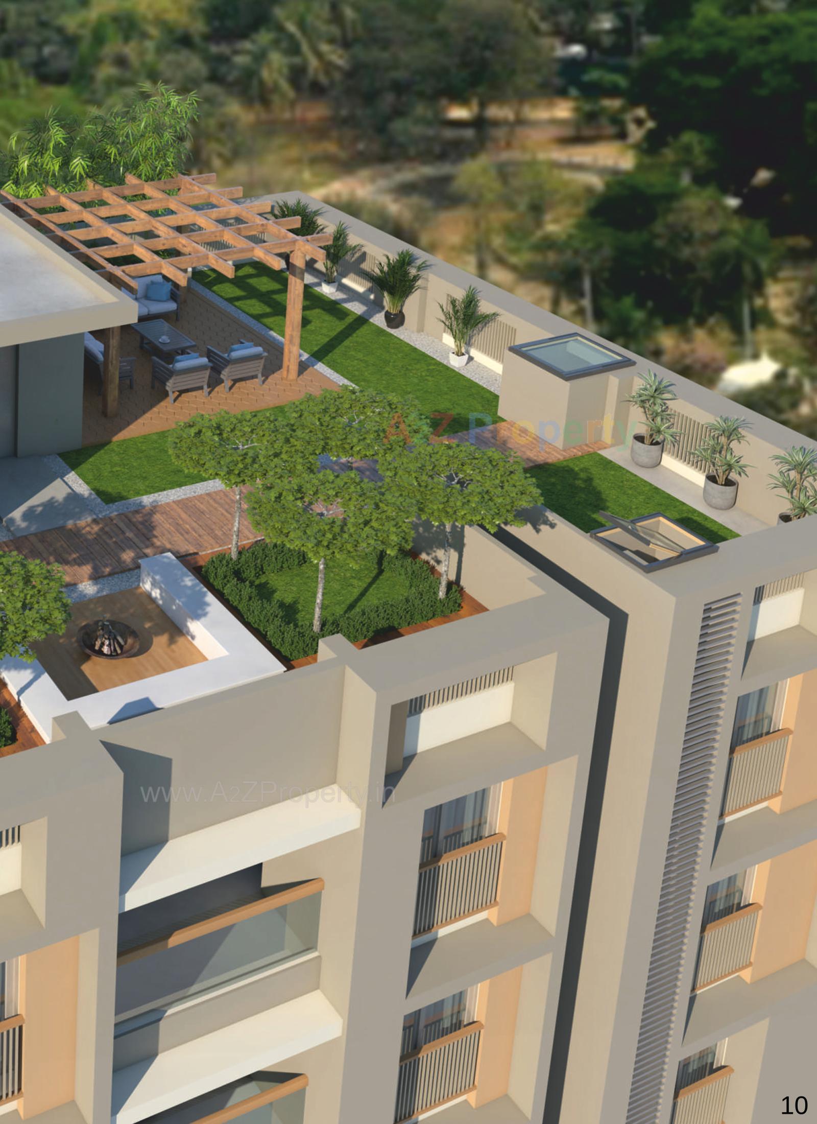 3D Elevation of real estate project Sapphire Residency located at Paldi, Ahmedabad, Gujarat