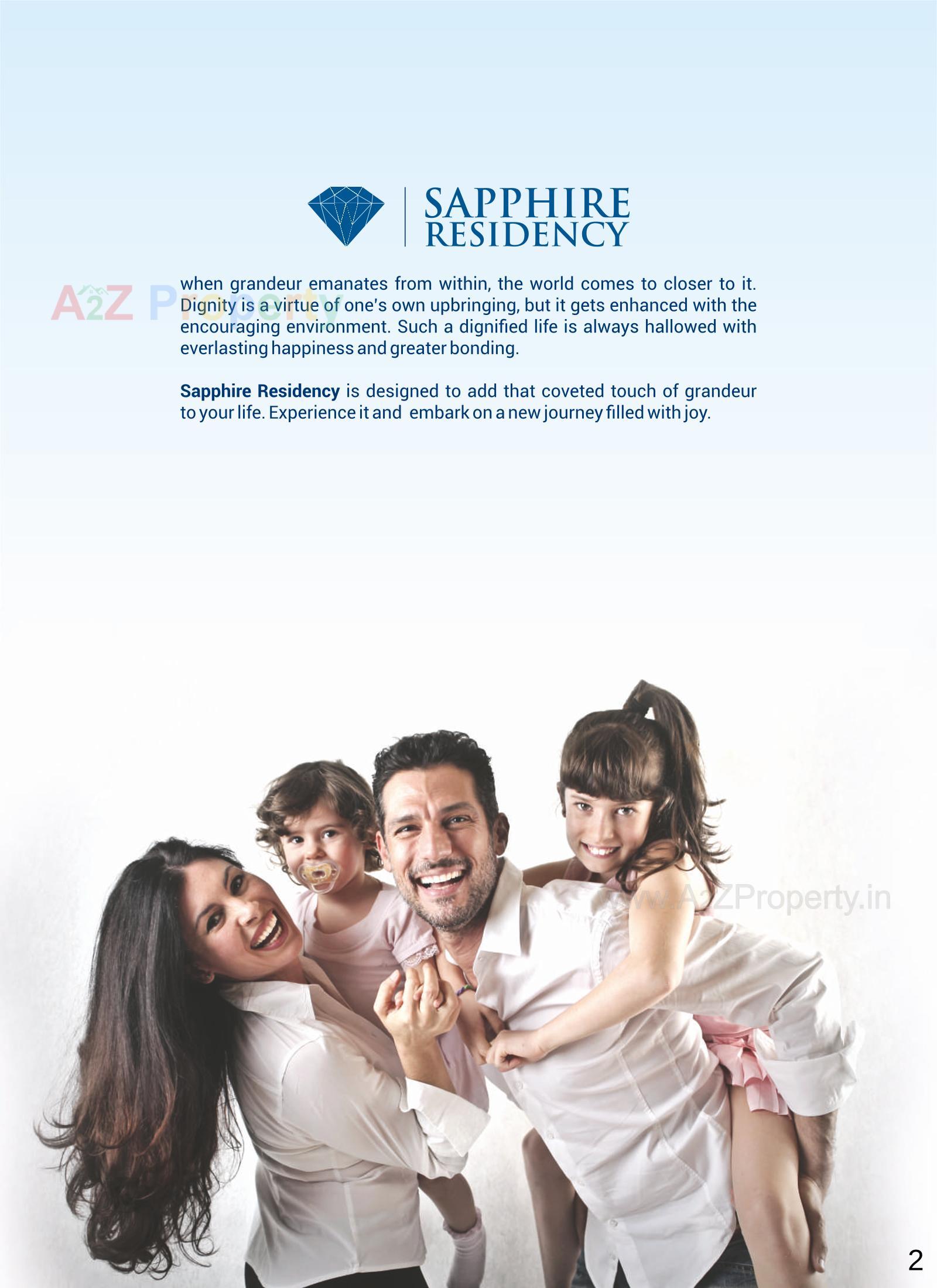  of real estate project Sapphire Residency located at Paldi, Ahmedabad, Gujarat