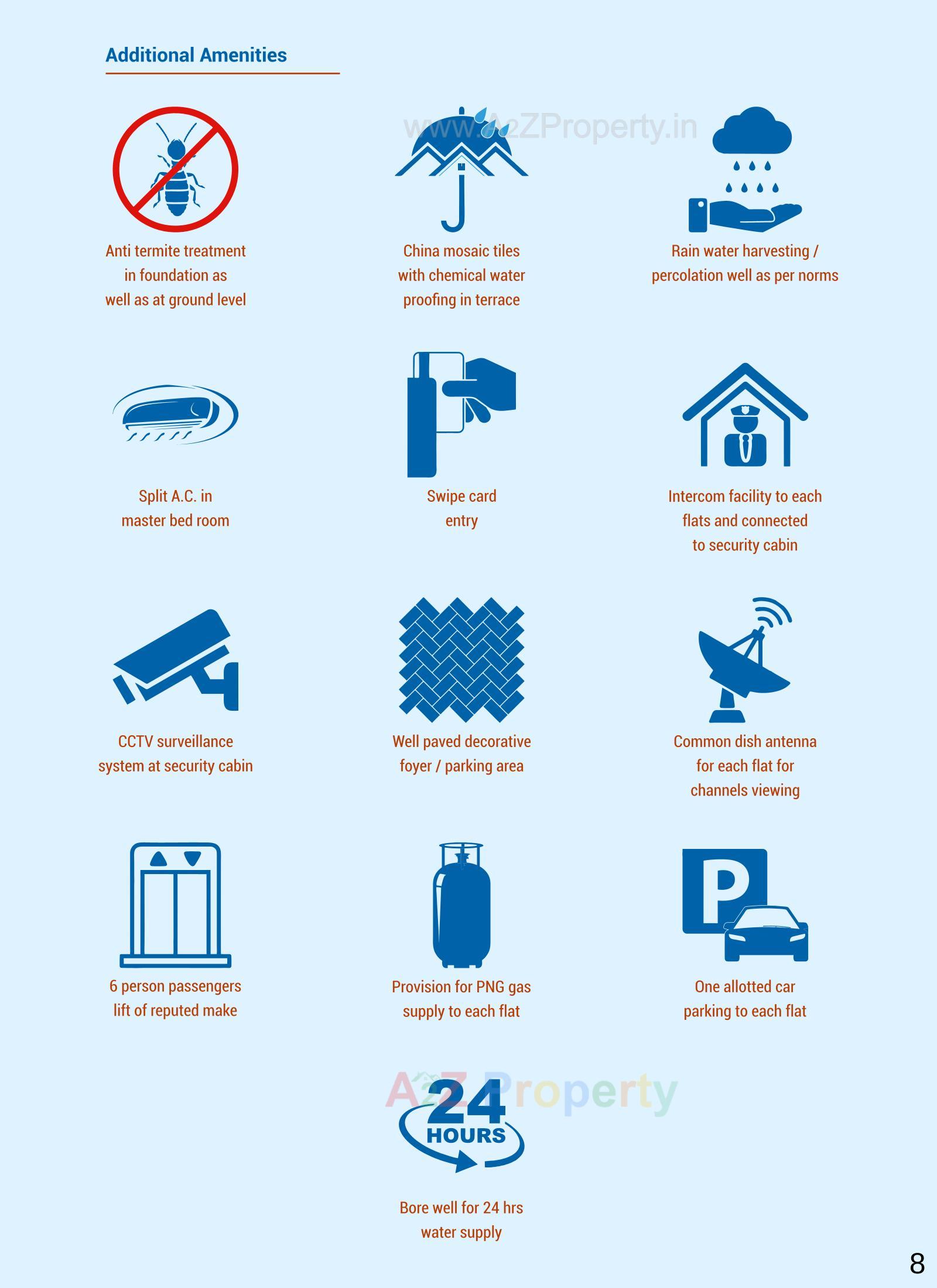  of real estate project Sapphire Residency located at Paldi, Ahmedabad, Gujarat