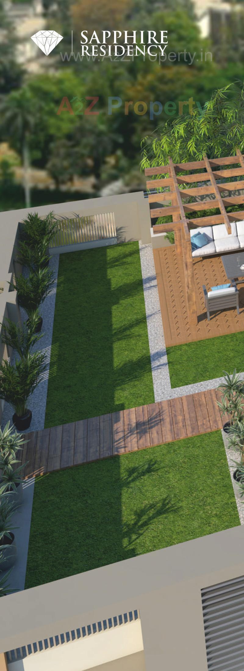 3D Elevation of real estate project Sapphire Residency located at Paldi, Ahmedabad, Gujarat