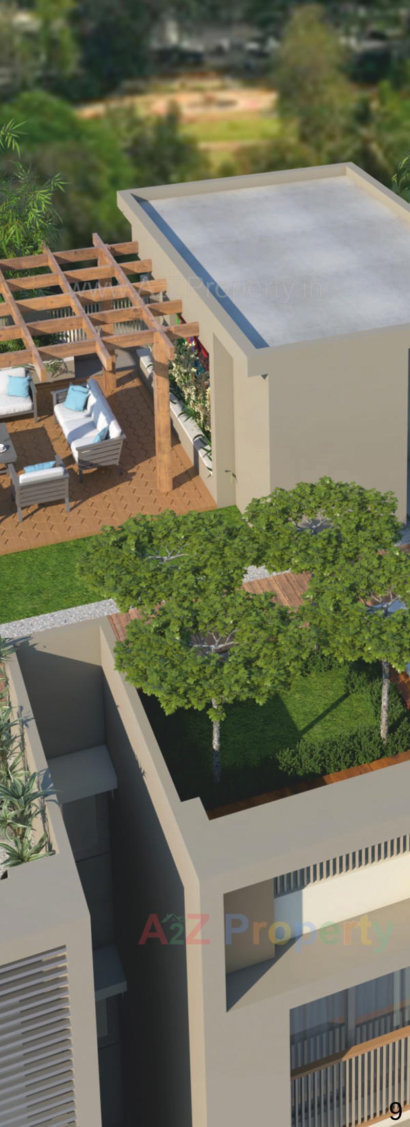 3D Elevation of real estate project Sapphire Residency located at Paldi, Ahmedabad, Gujarat