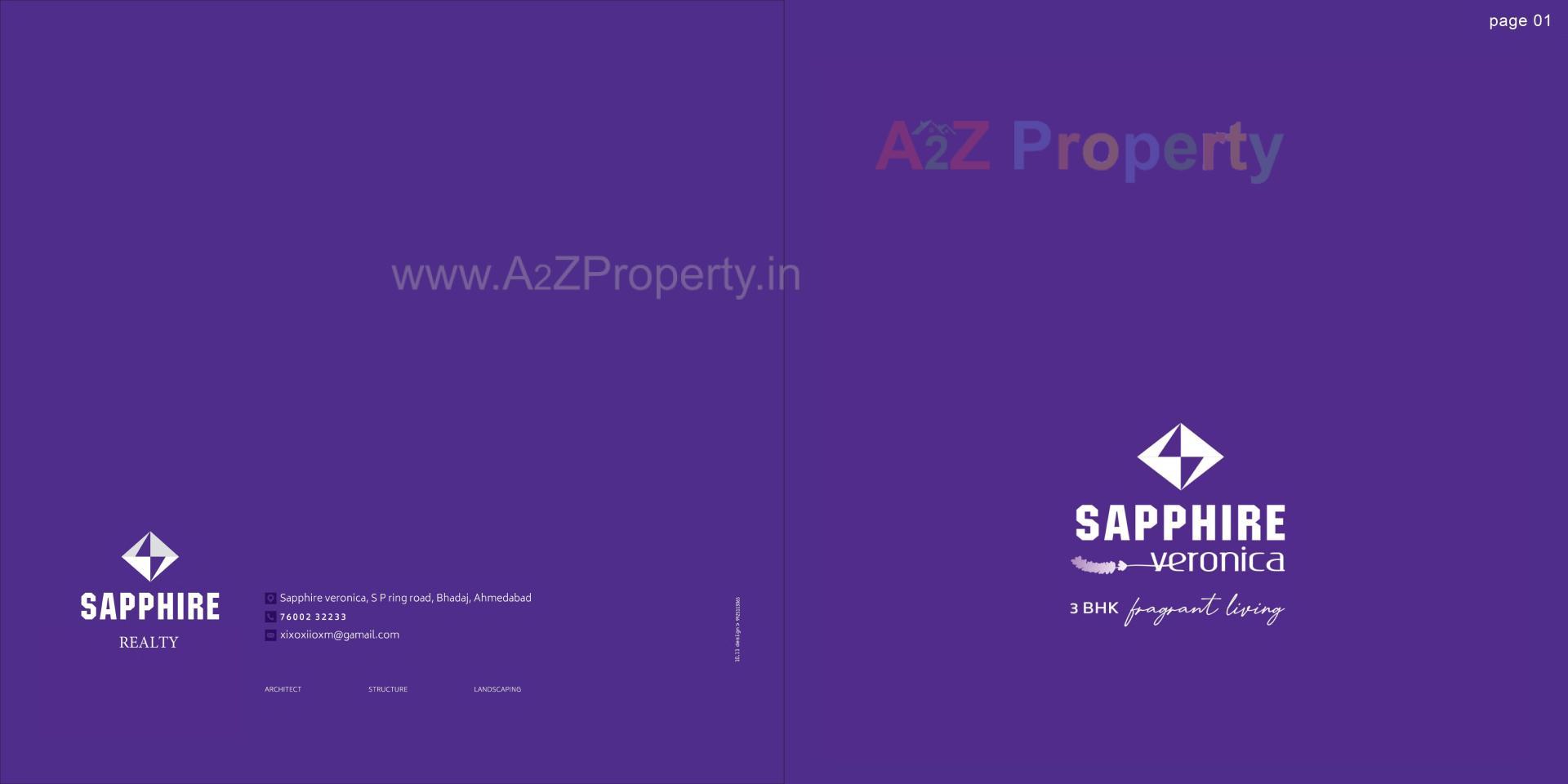  of real estate project Sapphire Veronica located at Bhadej, Ahmedabad, Gujarat