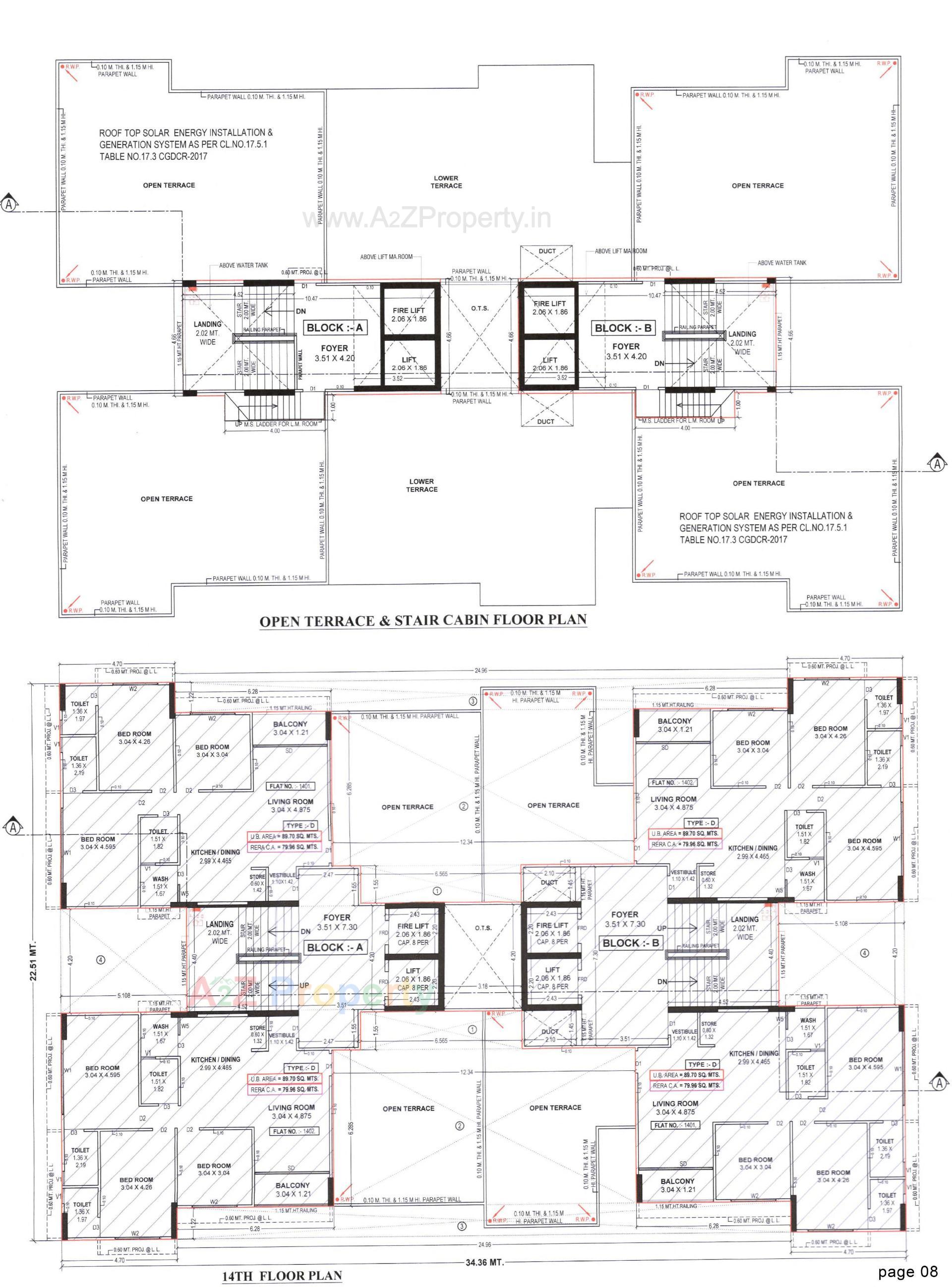 Layout of real estate project Sapphire Veronica located at Bhadej, Ahmedabad, Gujarat