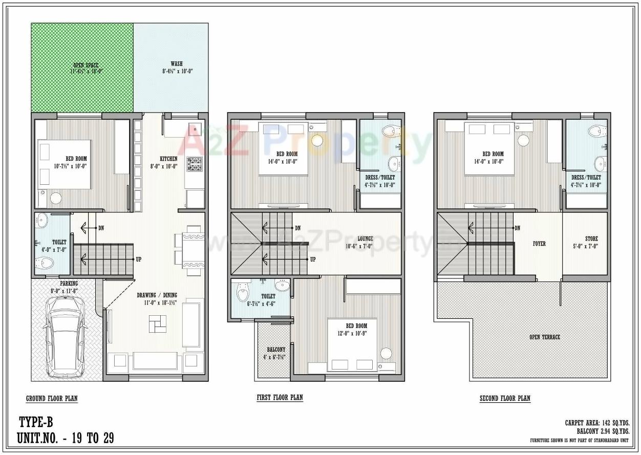 Layout of real estate project Sapphire Villa located at Lambha, Ahmedabad, Gujarat
