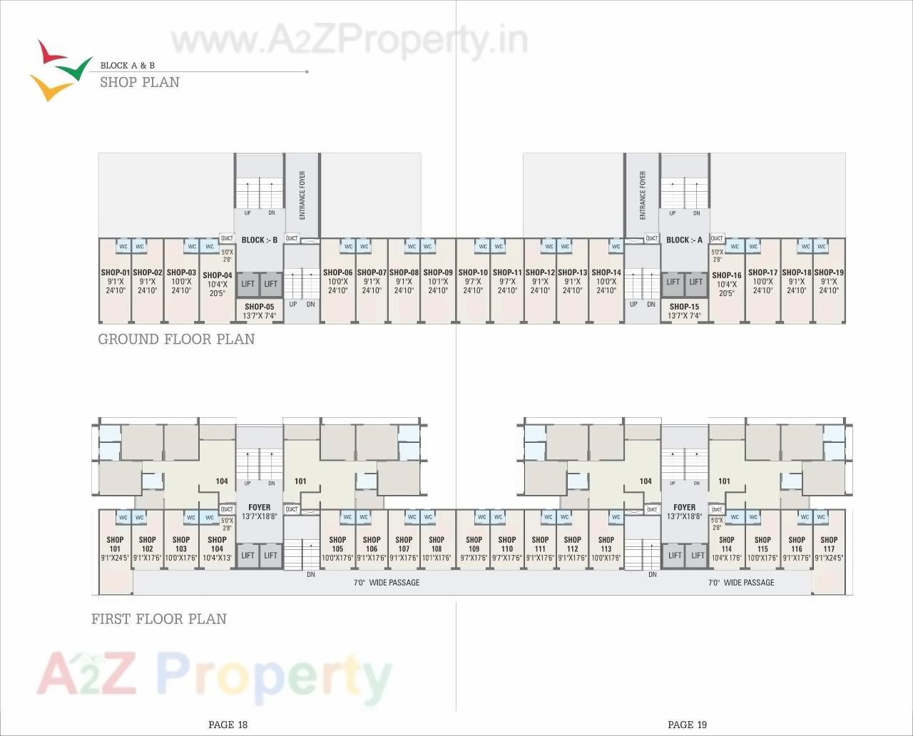 Layout of real estate project Saral Heights   The East Gate located at Ahmedabad, Ahmedabad, Gujarat