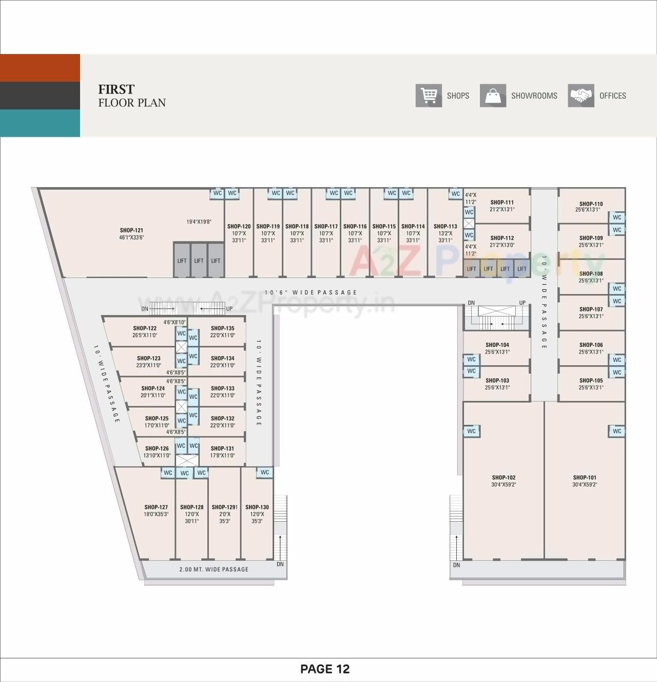 Layout of real estate project Saral Heights   The East Gate located at Ahmedabad, Ahmedabad, Gujarat