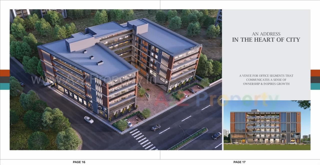 3D Elevation of real estate project Saral Heights   The East Gate located at Ahmedabad, Ahmedabad, Gujarat