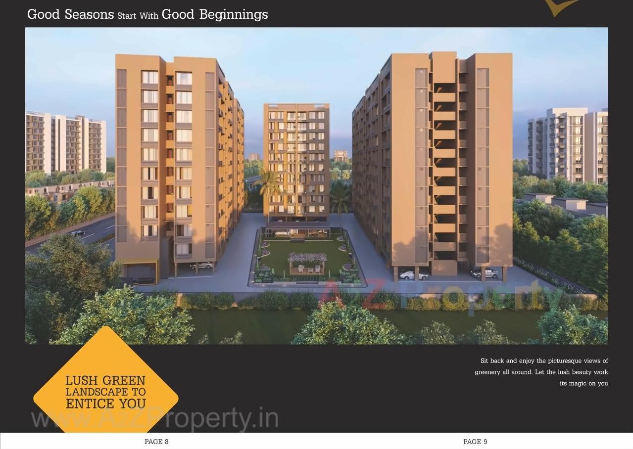 3D Elevation of real estate project Saral Heights   The East Gate located at Ahmedabad, Ahmedabad, Gujarat