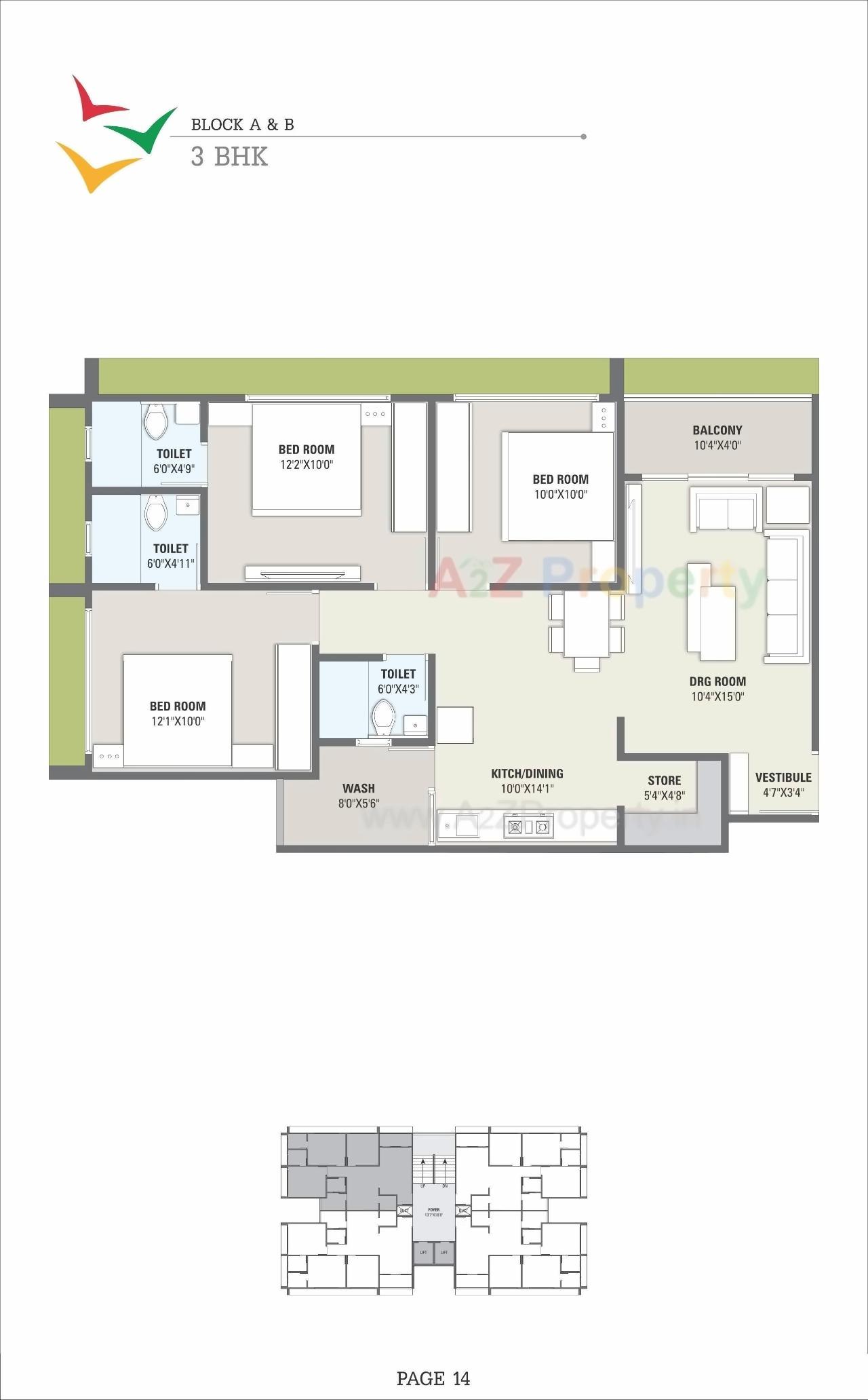 Layout of real estate project Saral Heights   The East Gate located at Ahmedabad, Ahmedabad, Gujarat