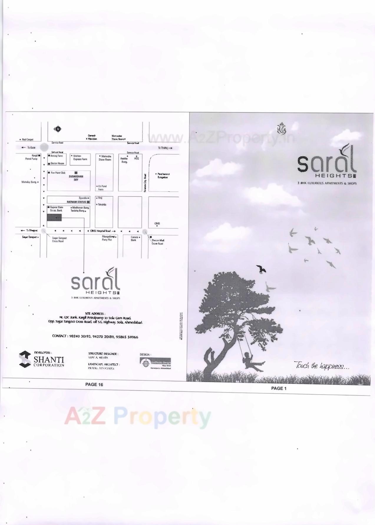  of real estate project Saral Heights located at Sola, Ahmedabad, Gujarat