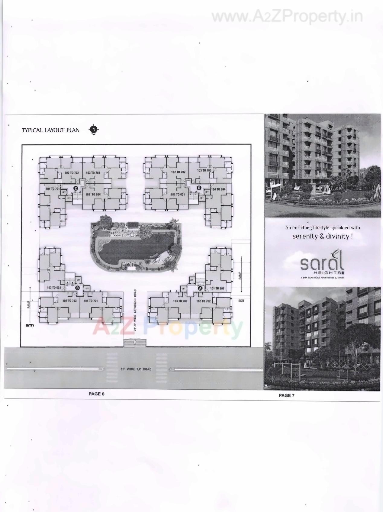  of real estate project Saral Heights located at Sola, Ahmedabad, Gujarat