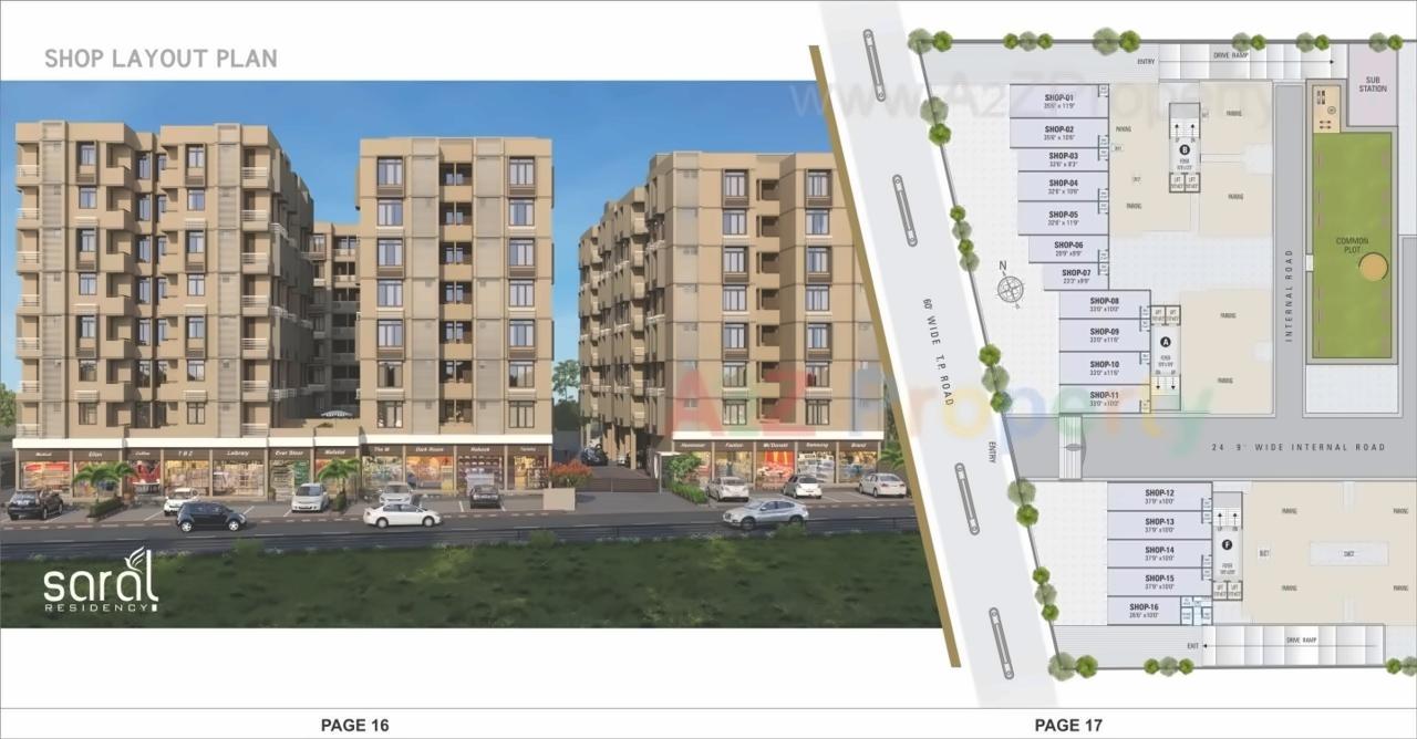  of real estate project Saral Residency located at Gota, Ahmedabad, Gujarat