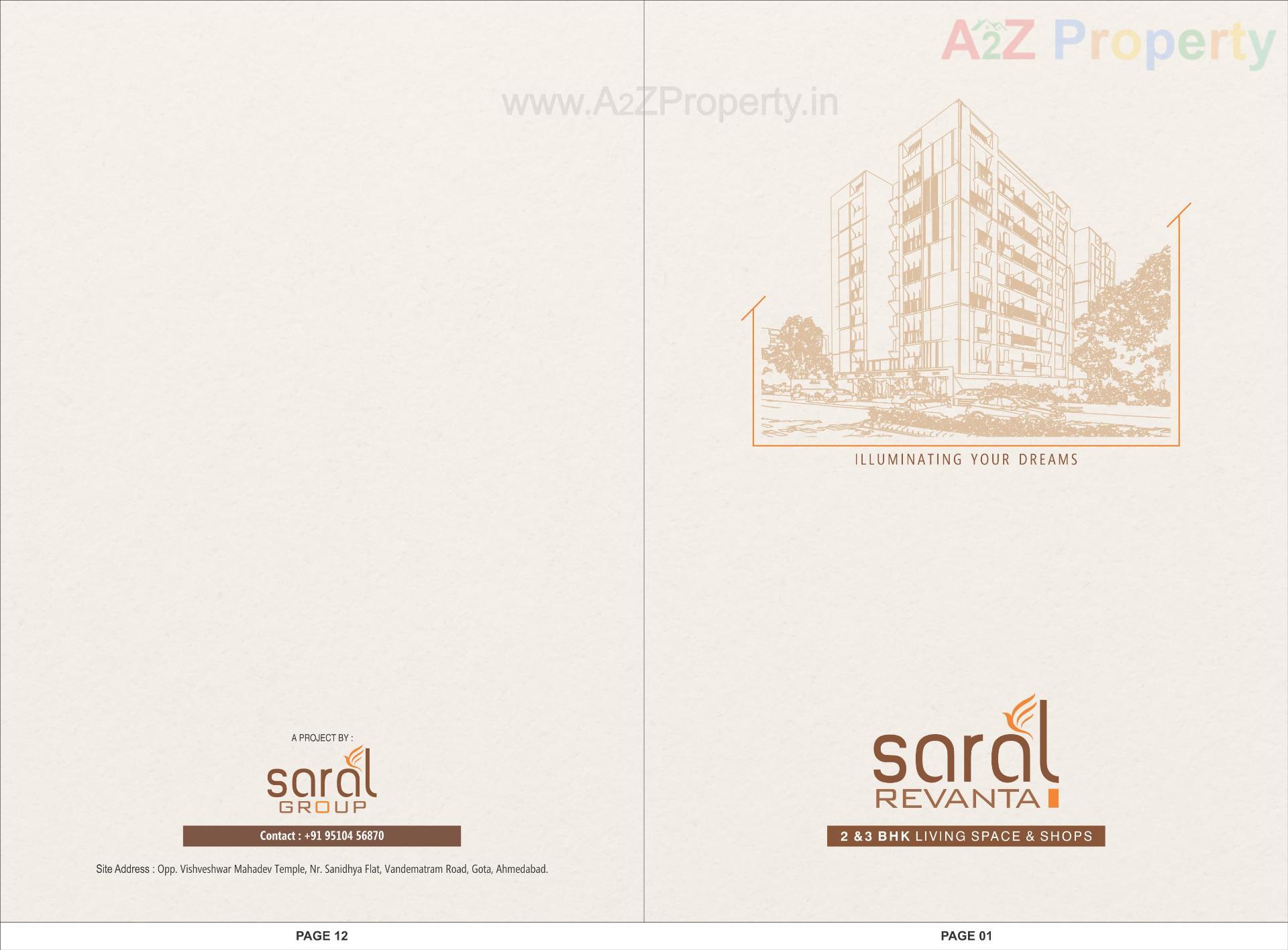  of real estate project Saral Revanta located at Chandlodiya, Ahmedabad, Gujarat