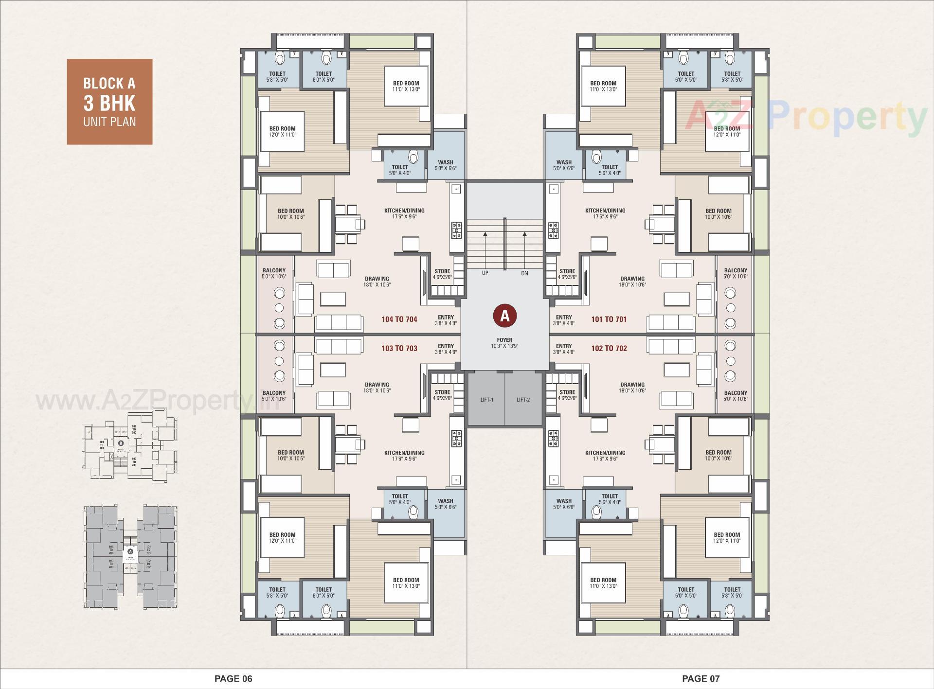 Layout of real estate project Saral Revanta located at Chandlodiya, Ahmedabad, Gujarat