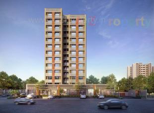 Elevation of real estate project Saral Sky Suites located at Chandkheda, Ahmedabad, Gujarat