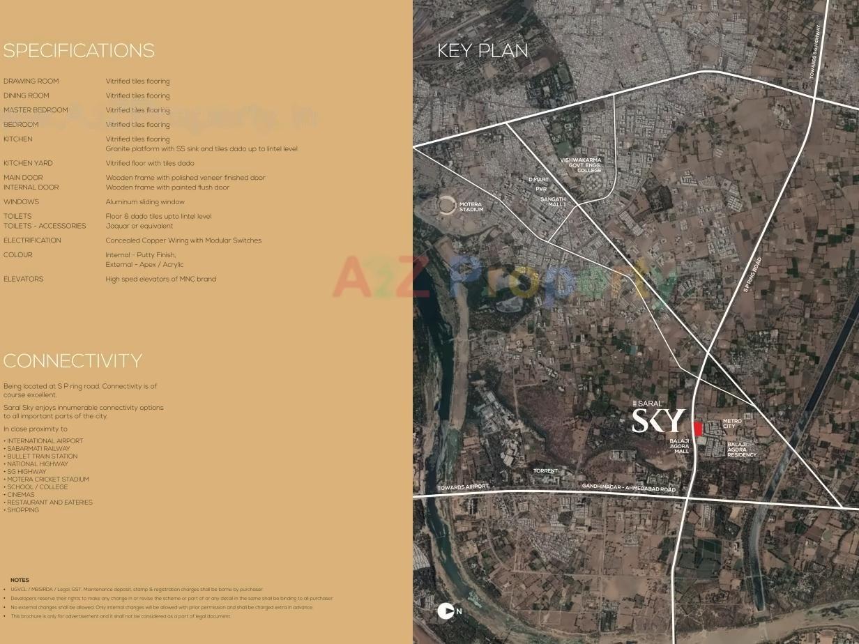  of real estate project Saral Sky located at Sughad, Ahmedabad, Gujarat