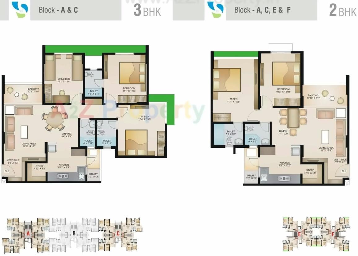 Layout of real estate project Saransh Ambience located at City, Ahmedabad, Gujarat